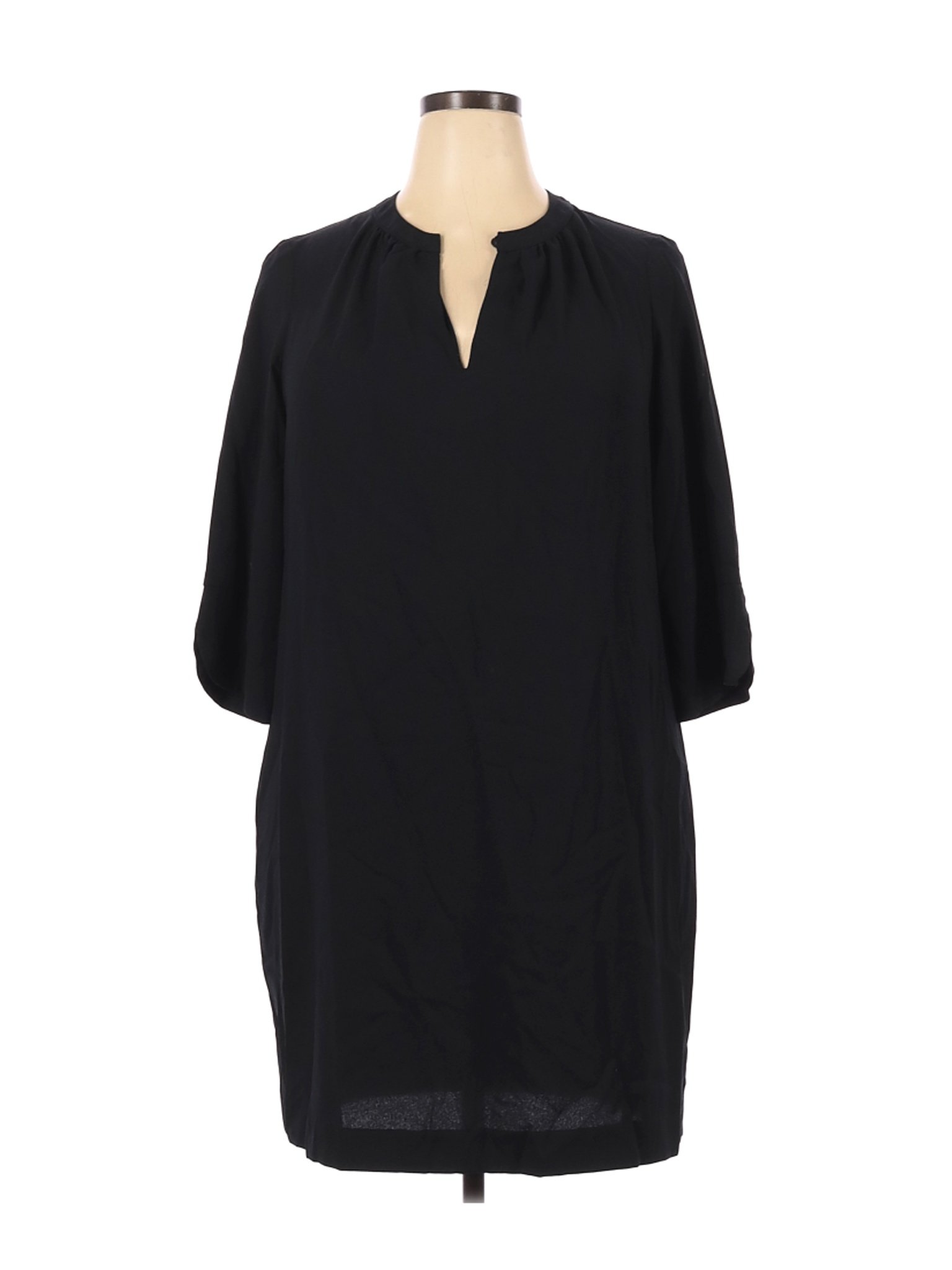 M&S Collection Women Black Casual Dress 18 Plus | eBay