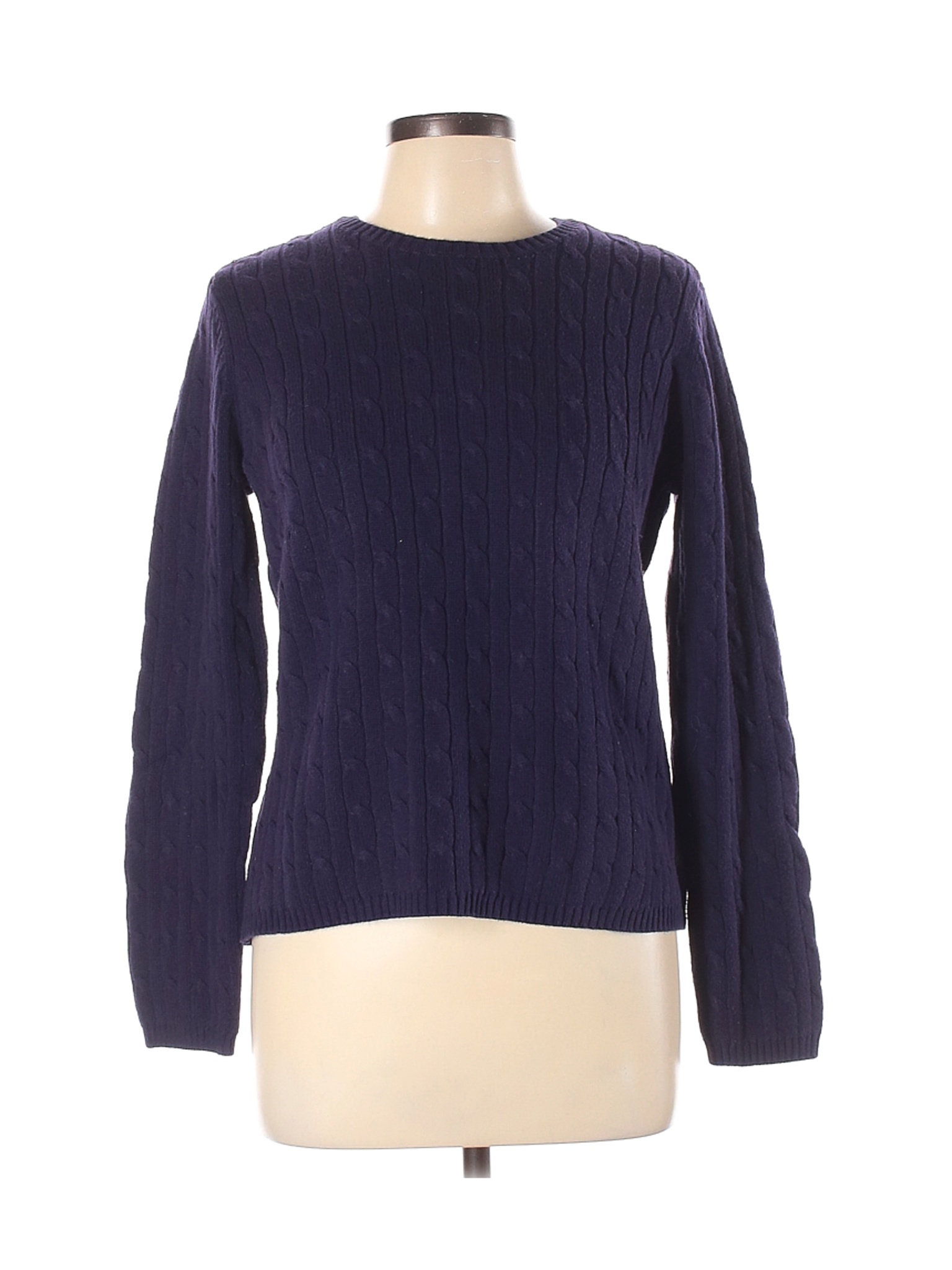 St. John's Bay Women Blue Pullover Sweater L | eBay