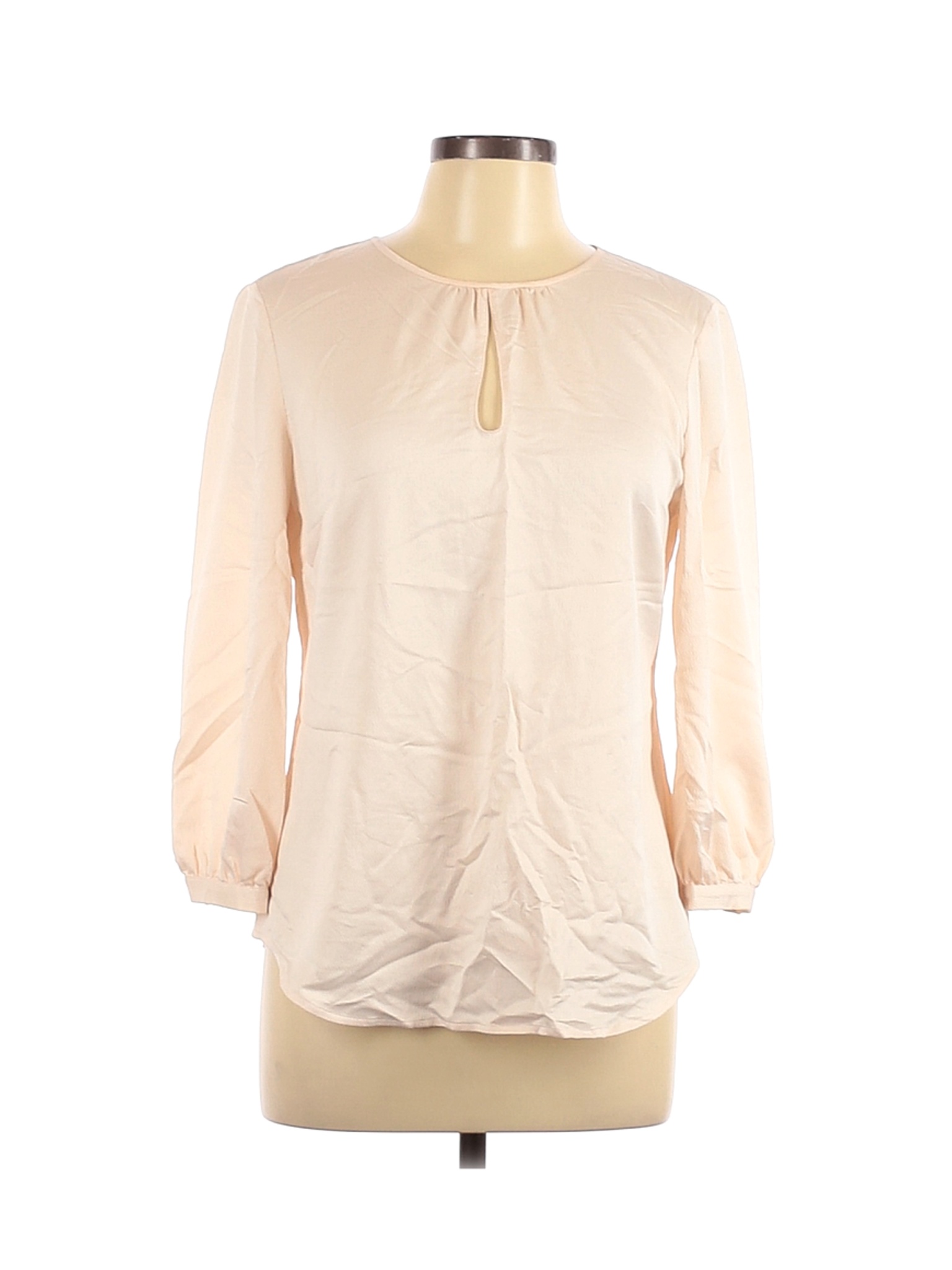 Ann Taylor Women Brown Long Sleeve Blouse M | eBay