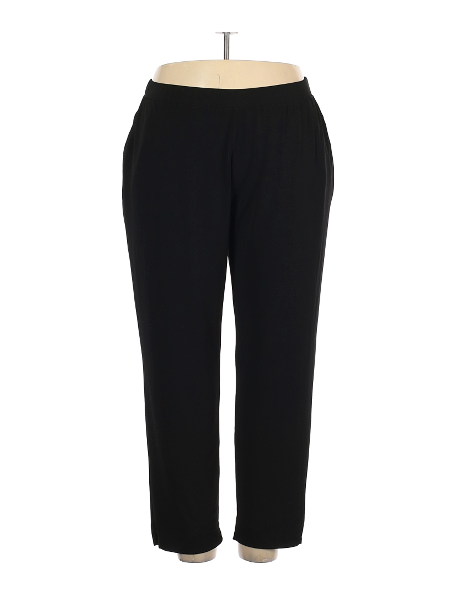 Susan Graver Women Black Casual Pants 2X Plus | eBay
