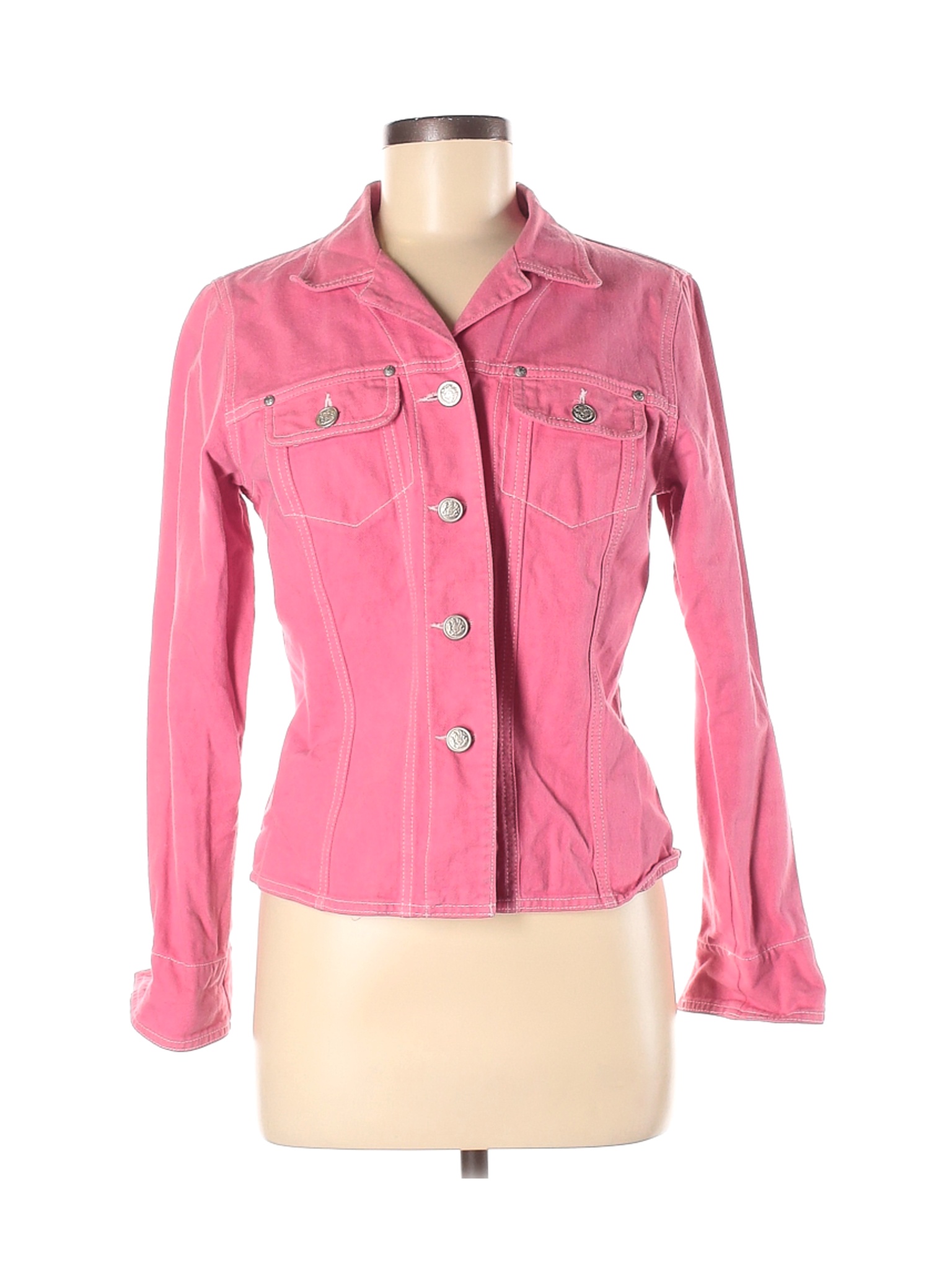 Cabi Women Pink Denim Jacket M Ebay 3425