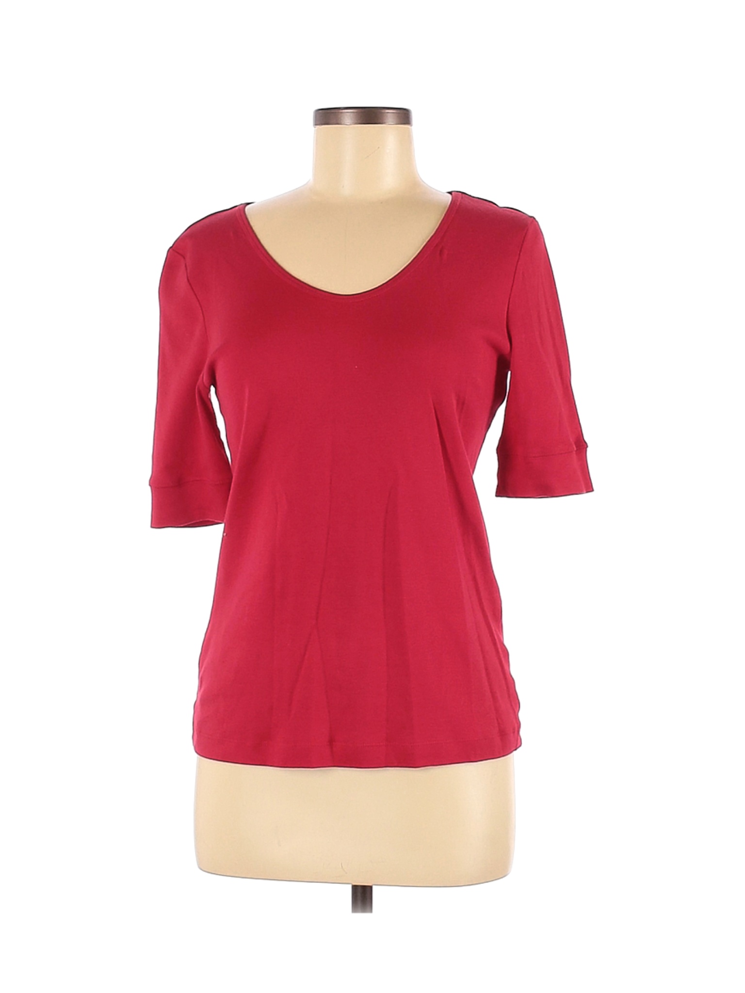 Talbots Women Red 3/4 Sleeve T-Shirt S | eBay