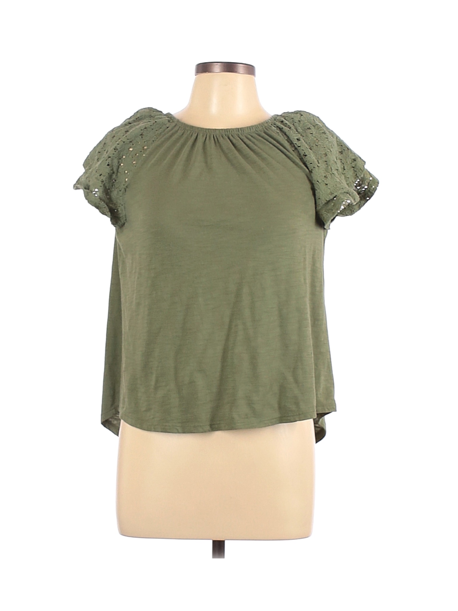 Old Navy Women Green Short Sleeve Top L | eBay