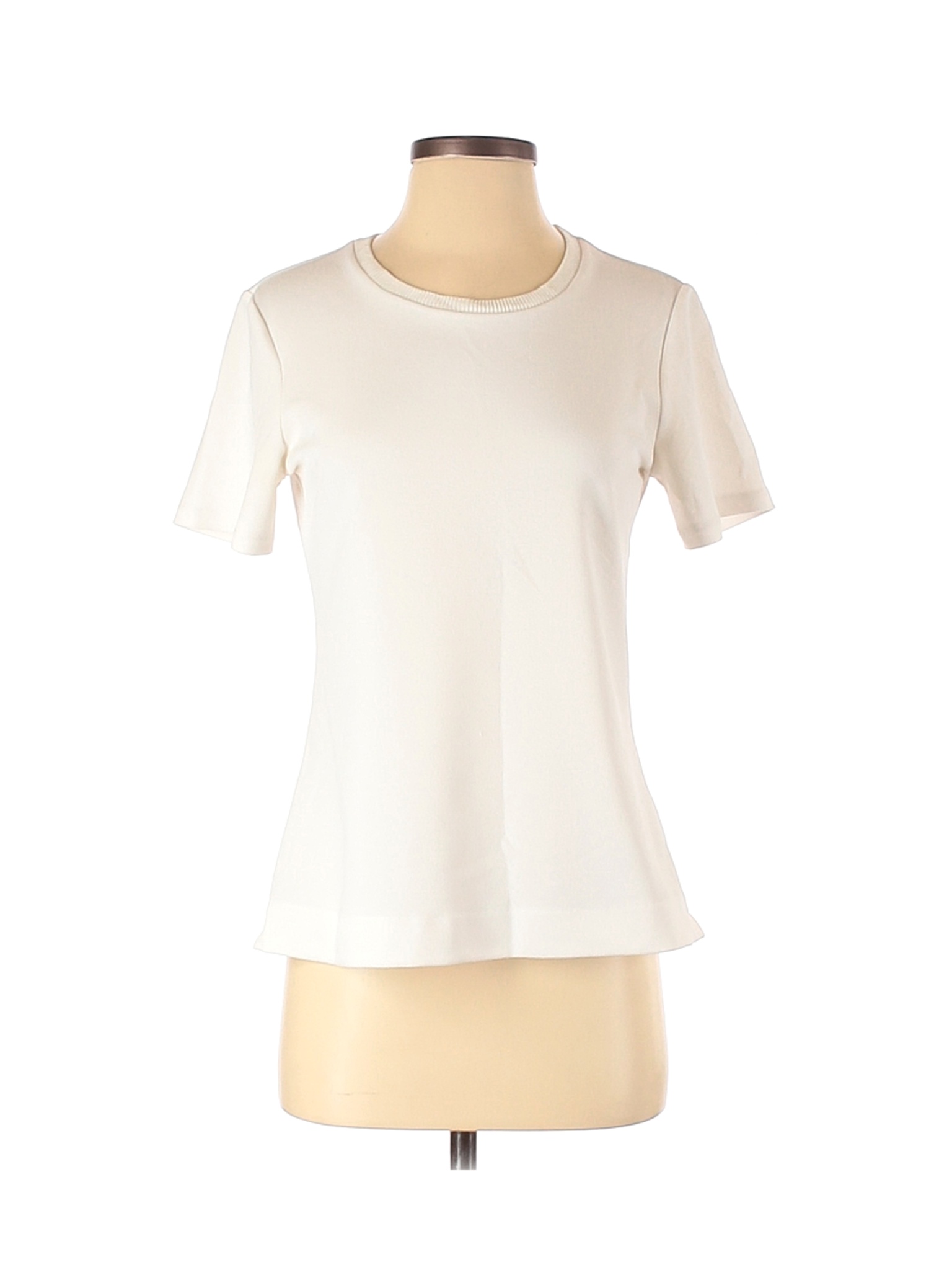 Banana Republic Women White Short Sleeve Top S | eBay