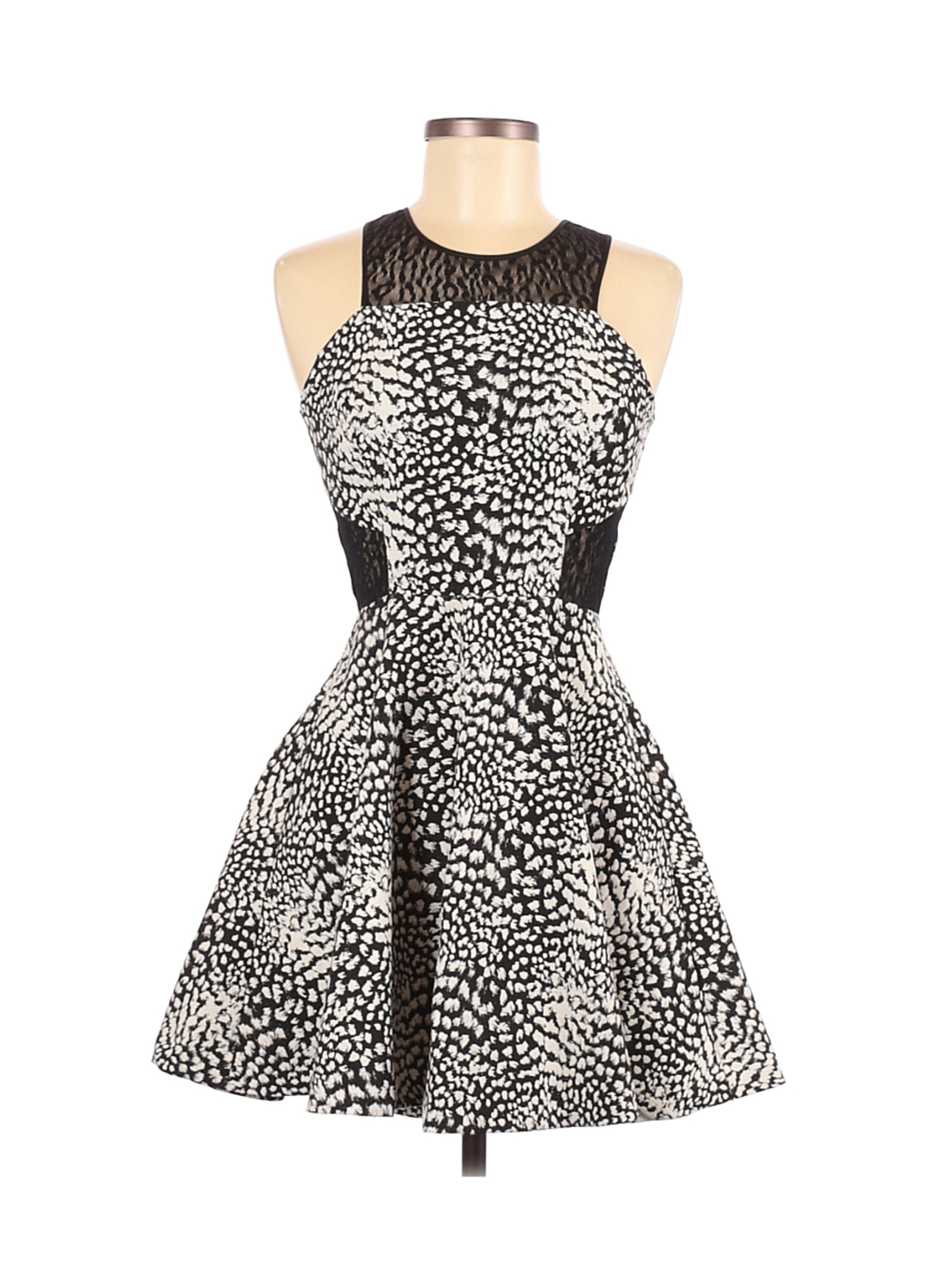 Parker Animal Print Black Casual Dress Size XS - 82% off | thredUP