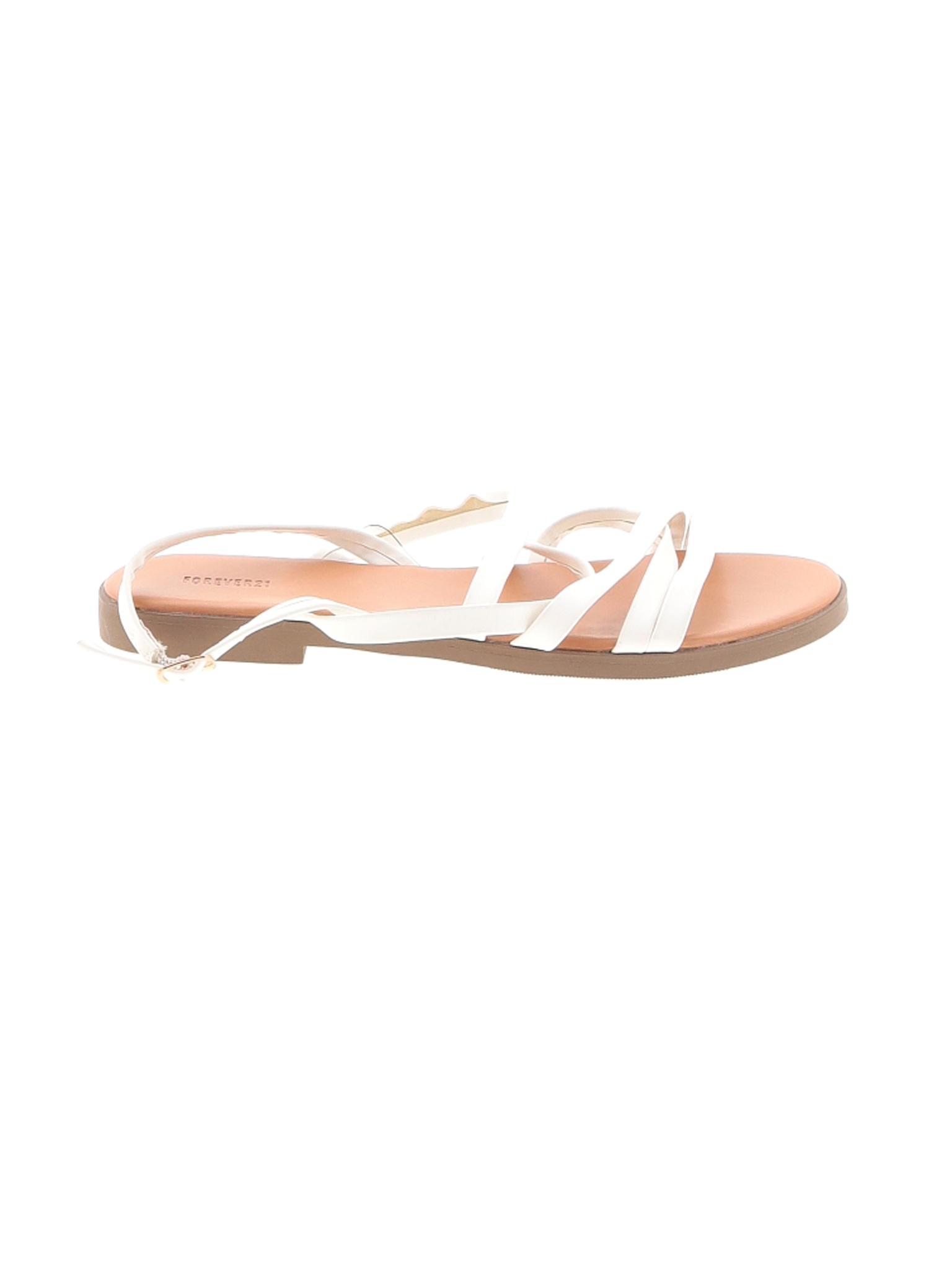 Flexy Low Sandals Comfort in Genuine Leather White MaÃ±ana