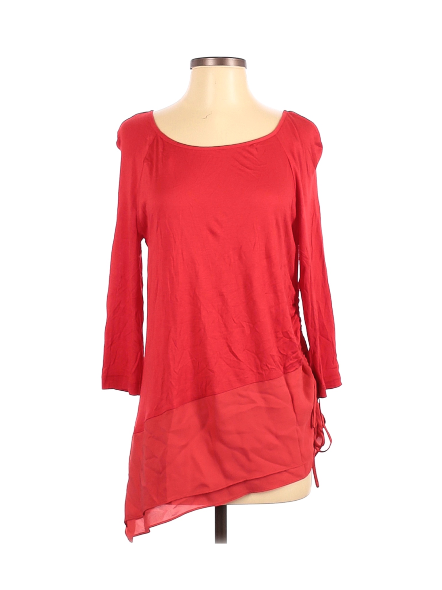NWT St. John Women Red 3/4 Sleeve Top S | eBay