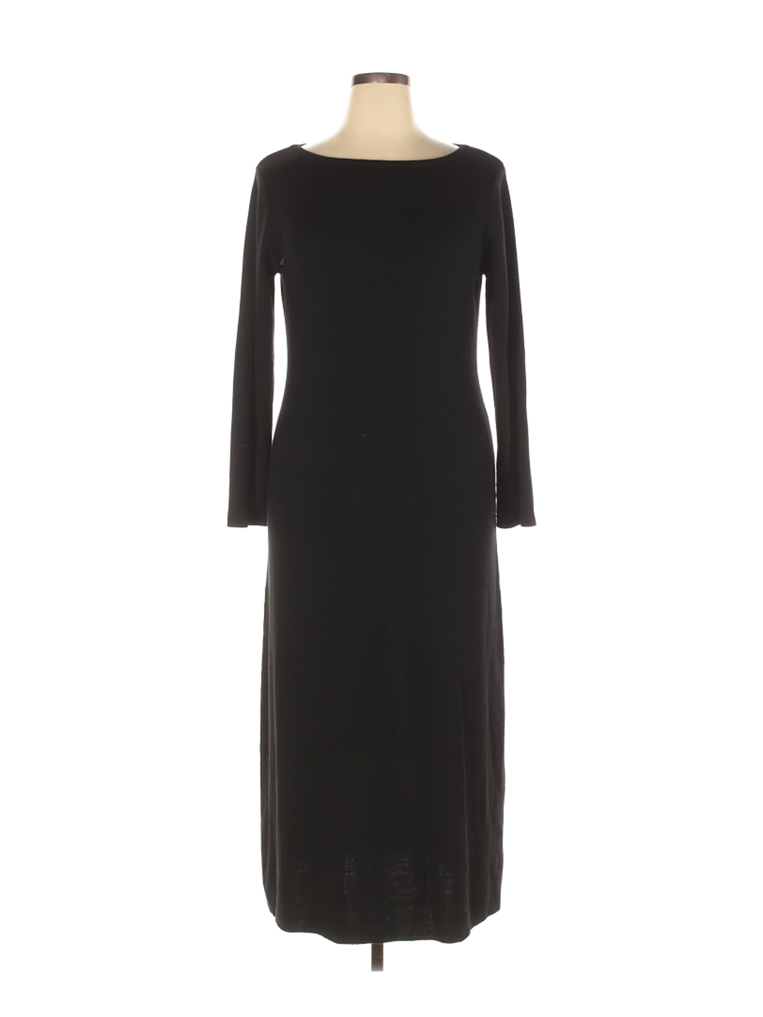 Nina Leonard Women Black Casual Dress L | eBay