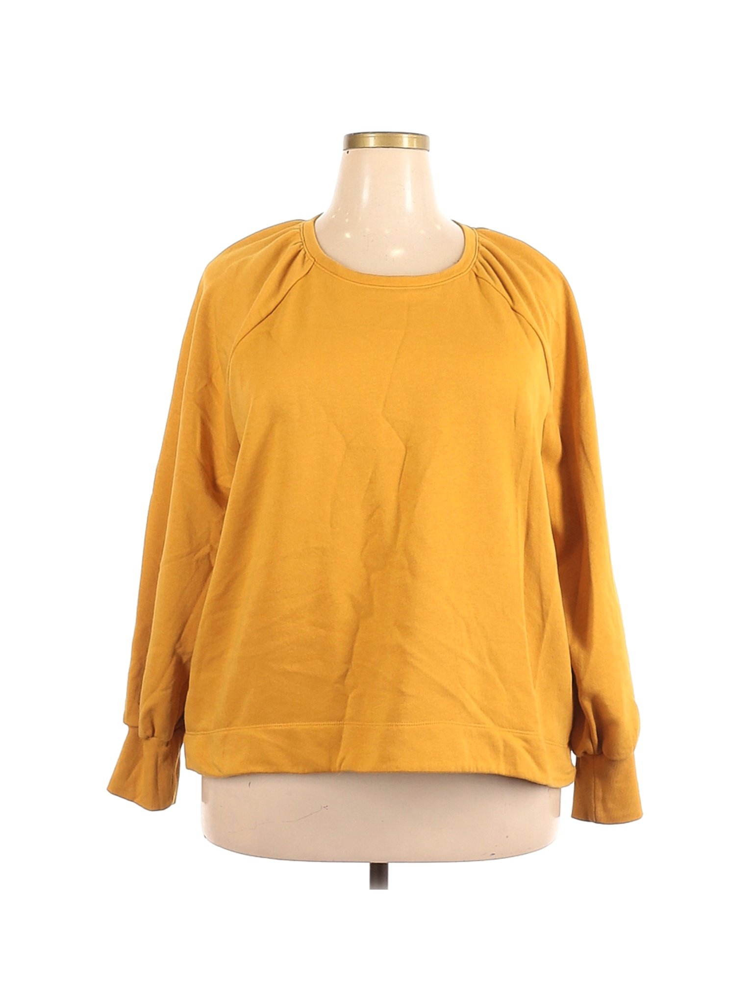 old navy yellow sweatshirt