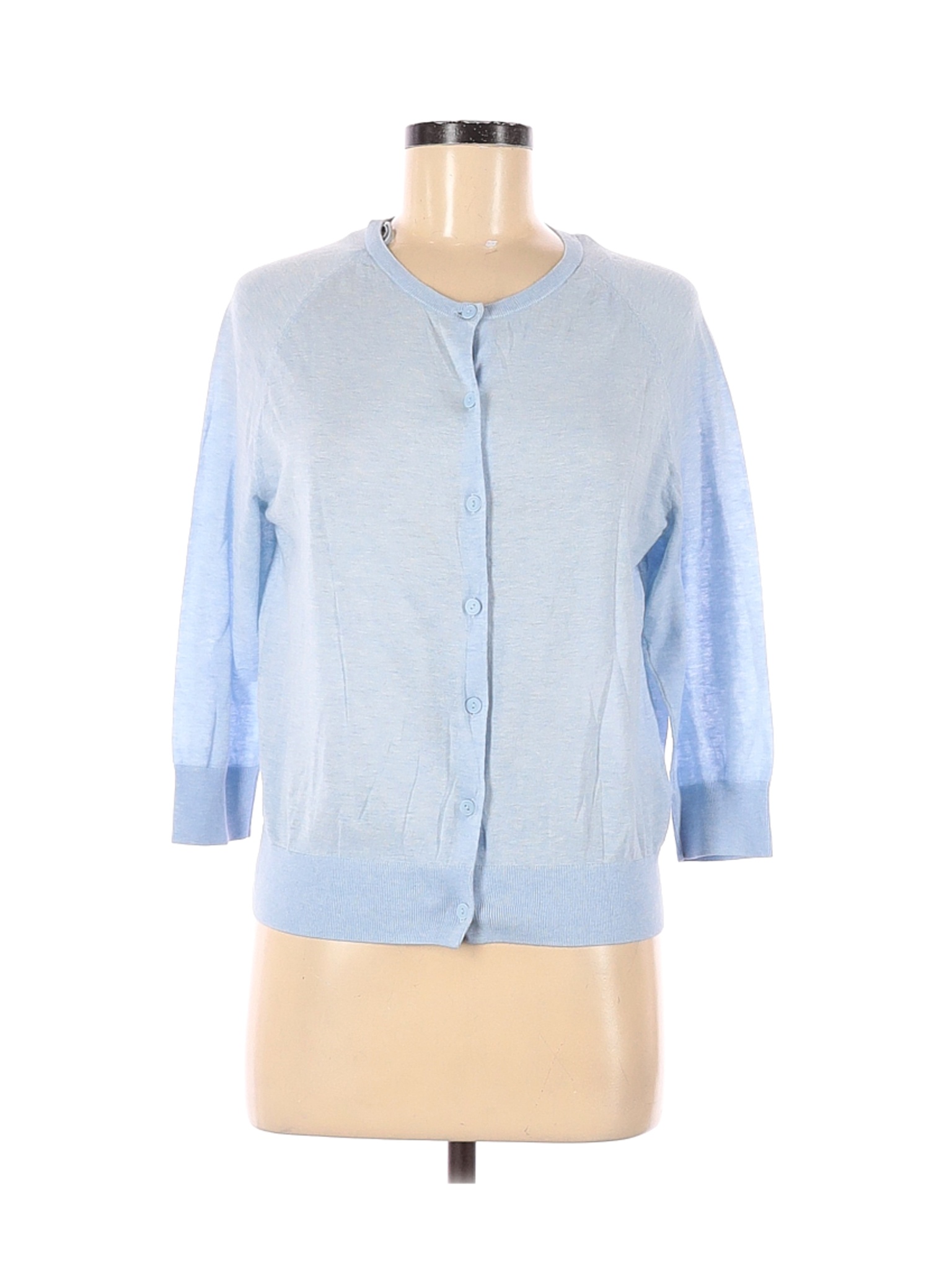 cos blue cardigan