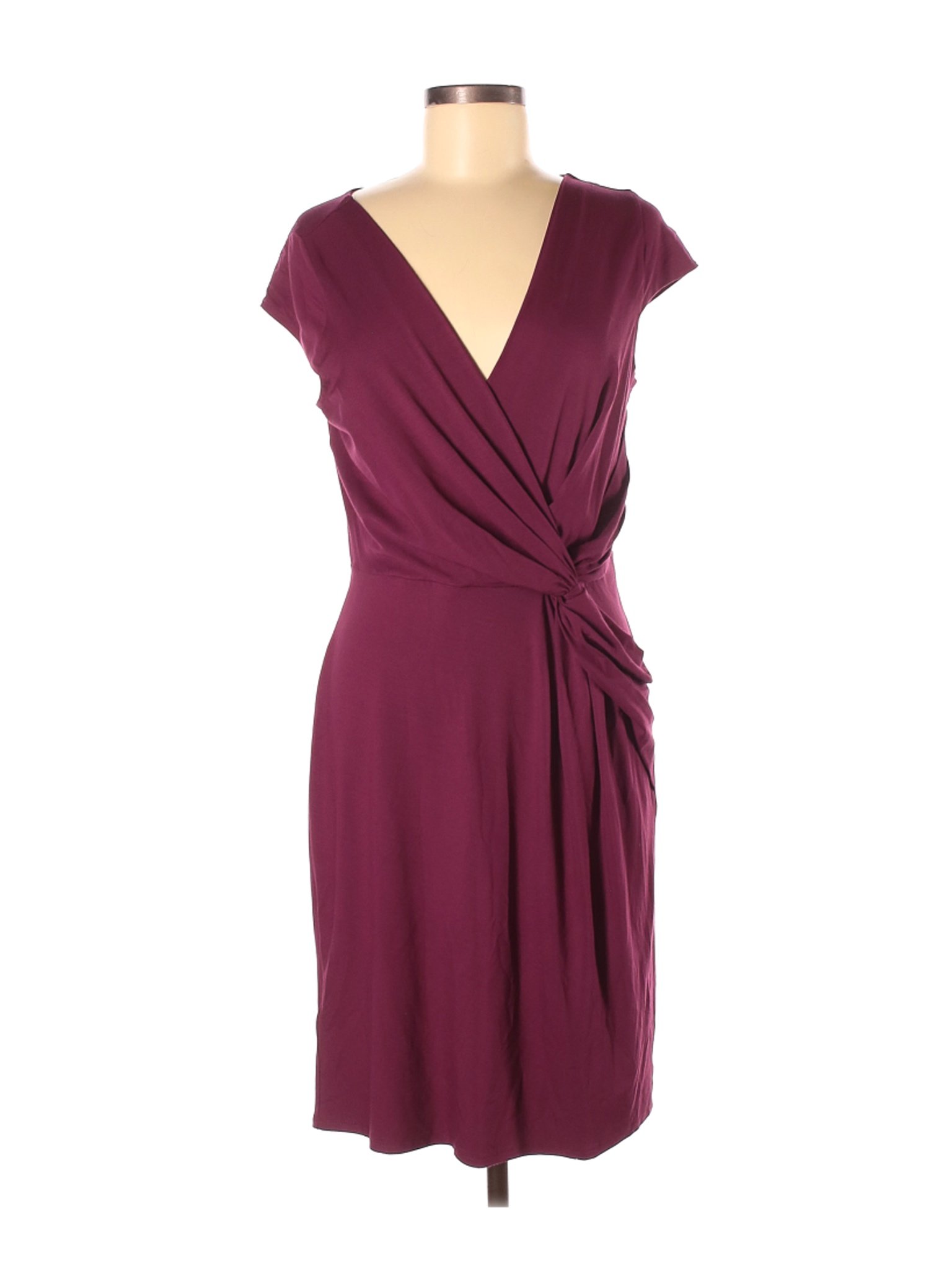 Ann Taylor Women Purple Casual Dress 8 | eBay