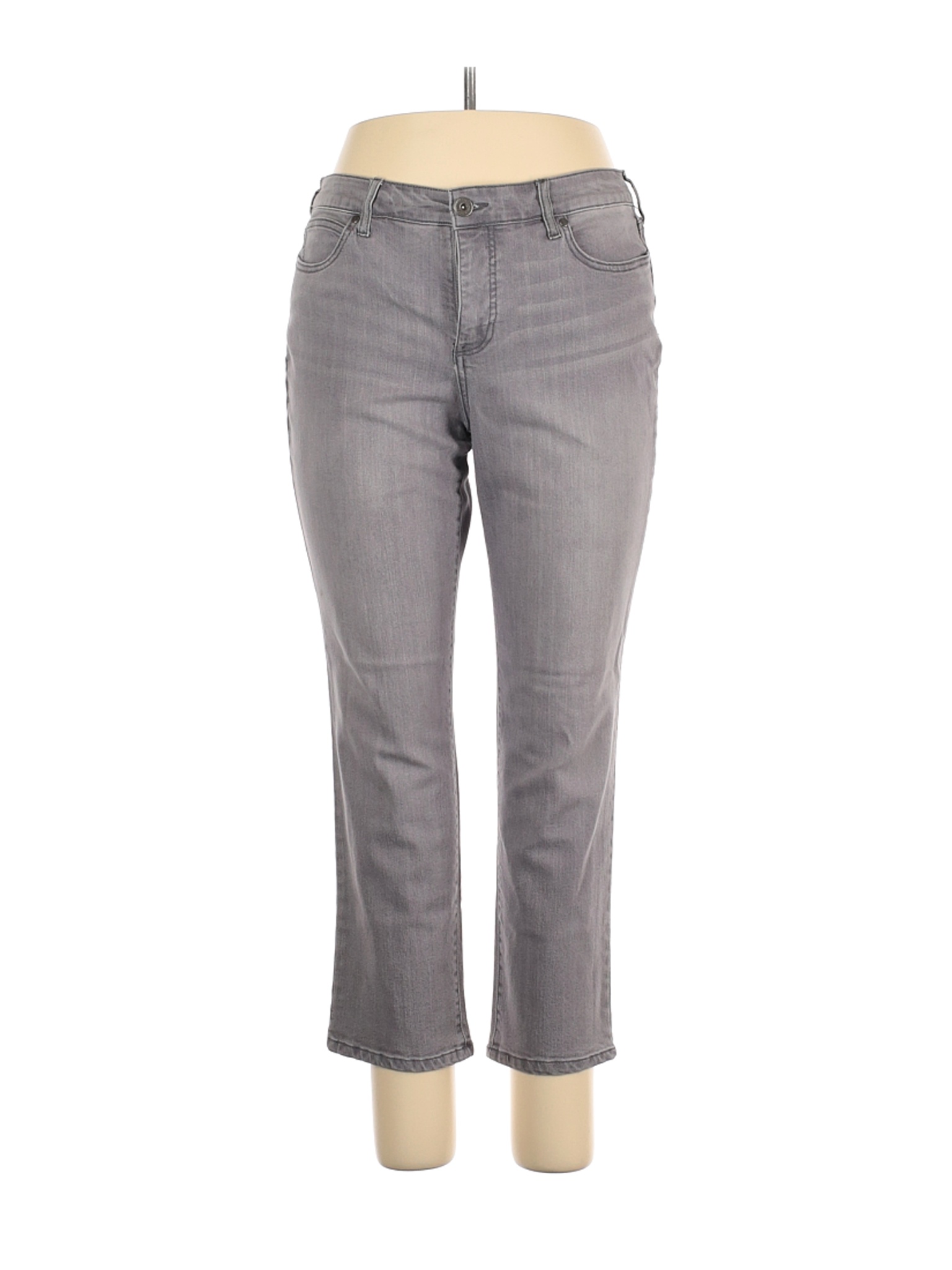 Bandolino Women Gray Jeans 14 Petites | eBay