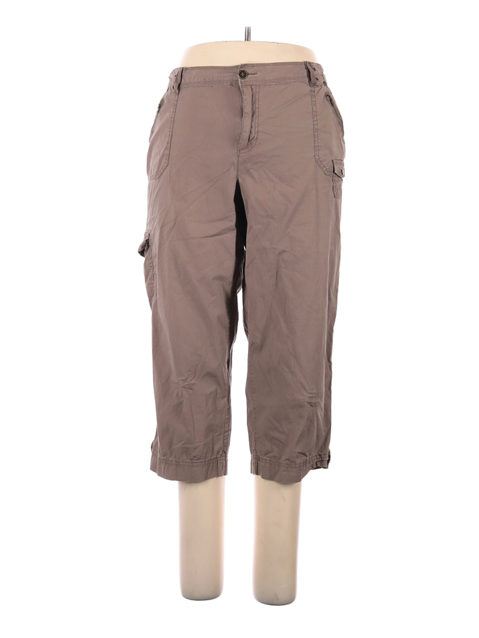 DressBarn Women Brown Cargo Pants 16 | eBay
