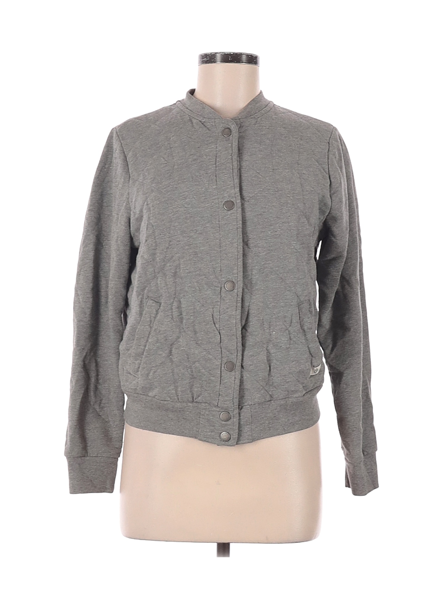 Abercrombie & Fitch Women Gray Jacket M | eBay