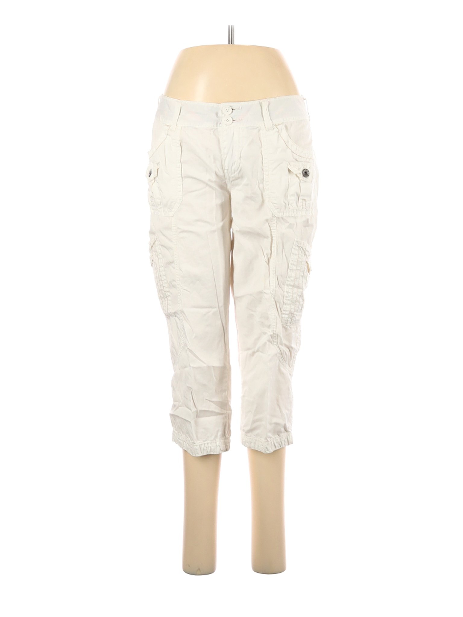Unionbay Women Ivory Cargo Pants 9 | eBay