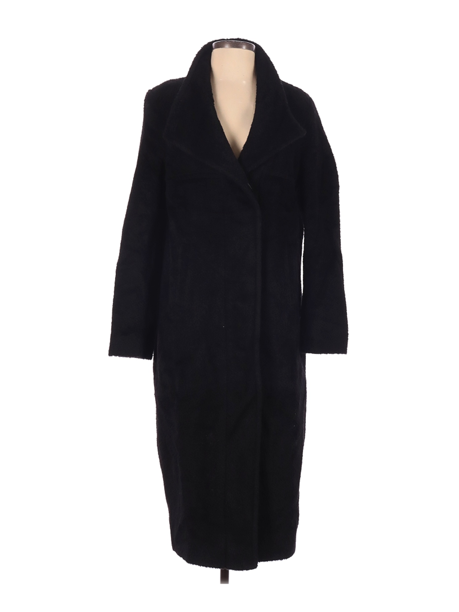Jones New York Women Black Wool Coat XS | eBay