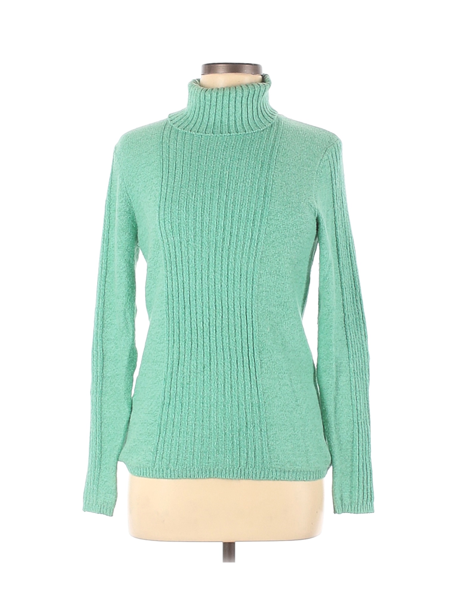 Sundance Women Green Turtleneck Sweater M | eBay