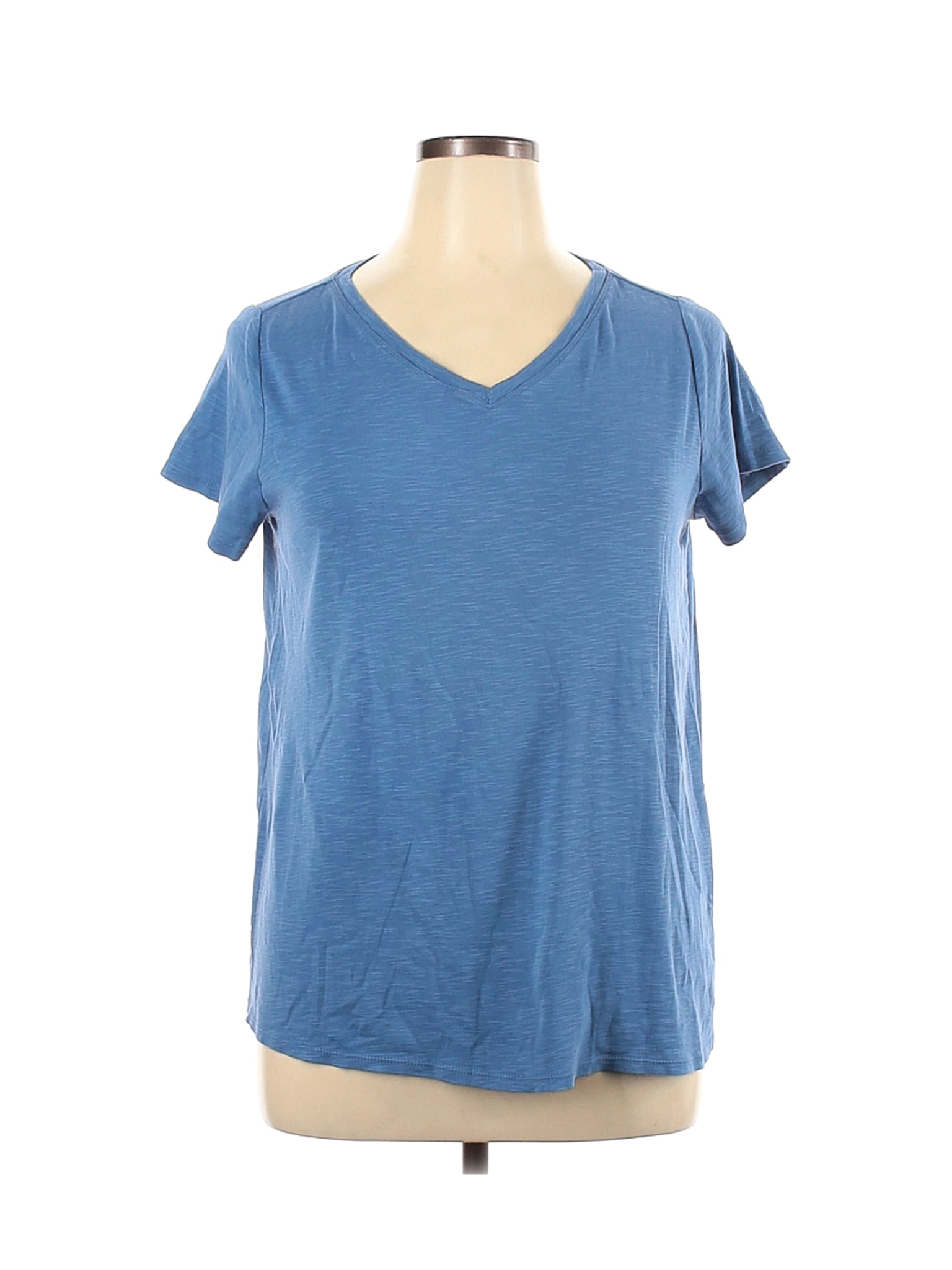 J.Jill Women Blue Short Sleeve T-Shirt 1X Plus | eBay