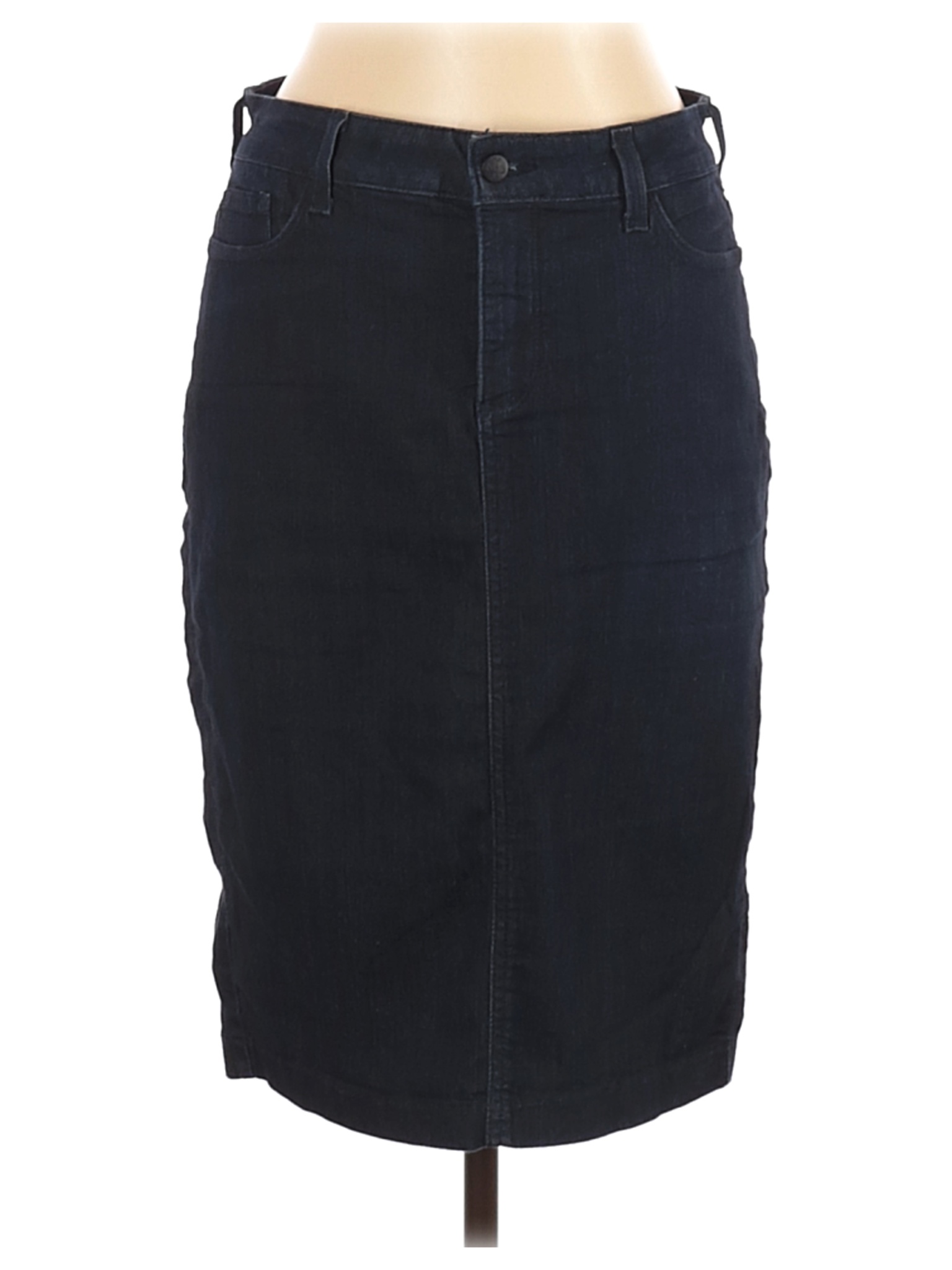 NYDJ Women Black Denim Skirt 10 | eBay