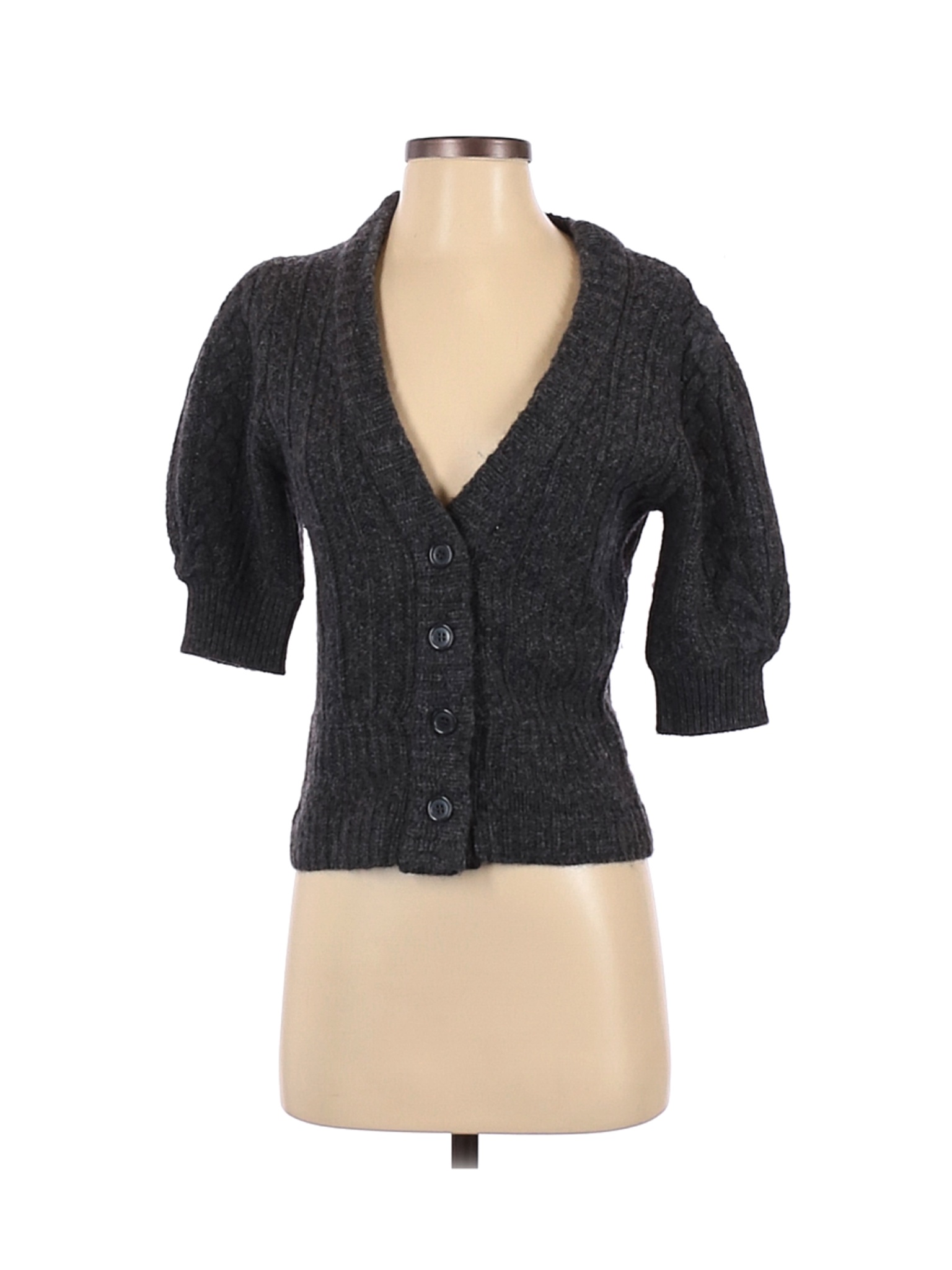 French Connection Women Black Wool Cardigan S | eBay
