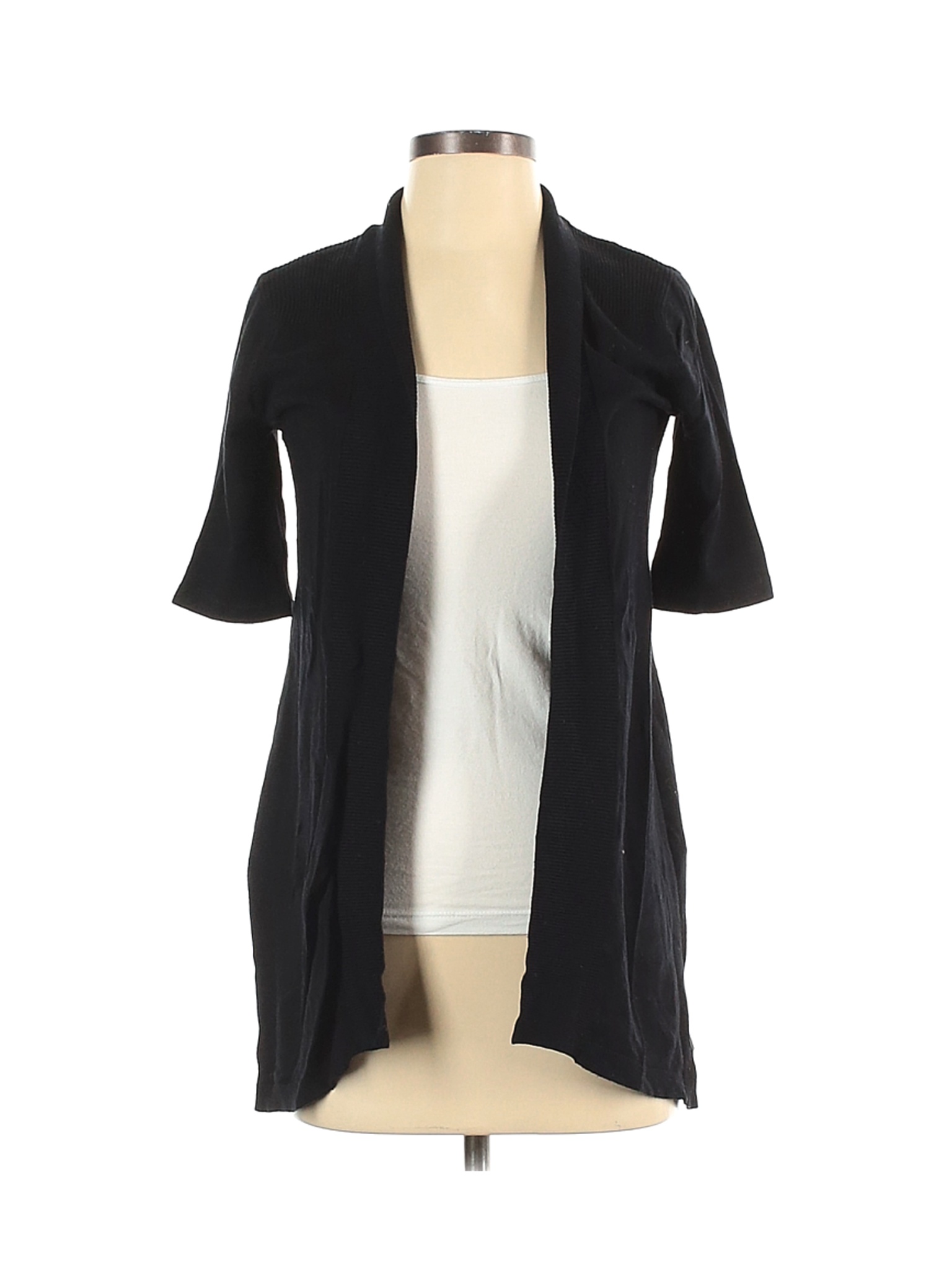 mango black cardigan