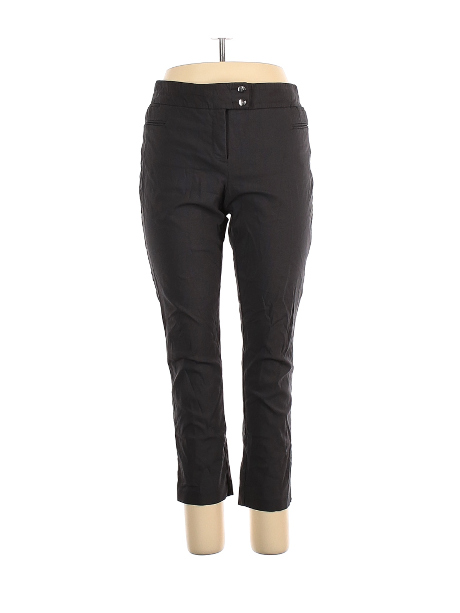 casual black pants womens