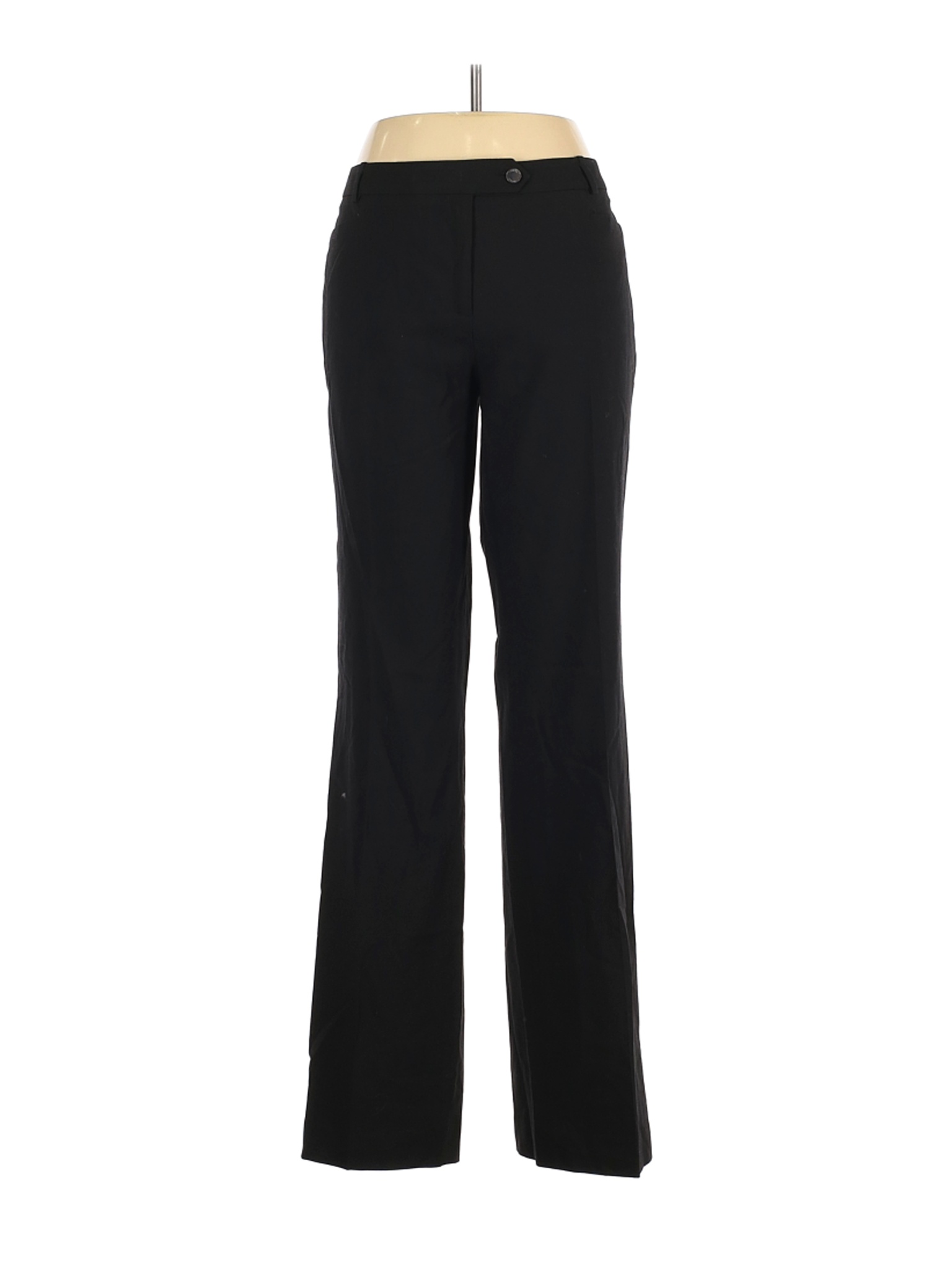 Calvin Klein Women Black Dress Pants 10 Tall | eBay