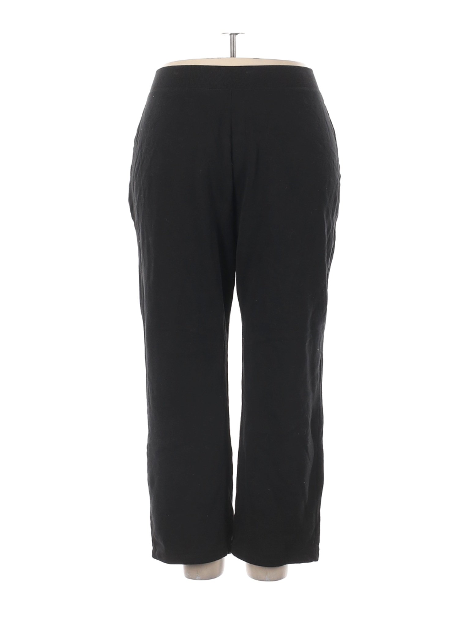 Just My Size Women Black Casual Pants 22 Plus | eBay