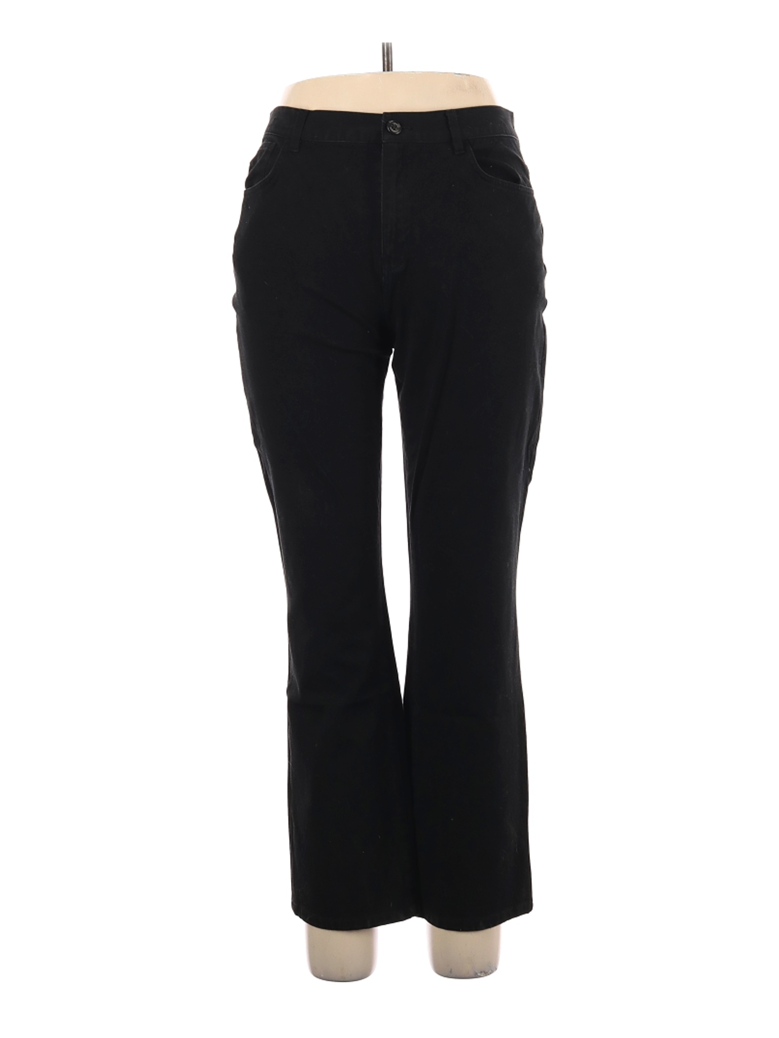Chaps Women Black Jeans 12 | eBay