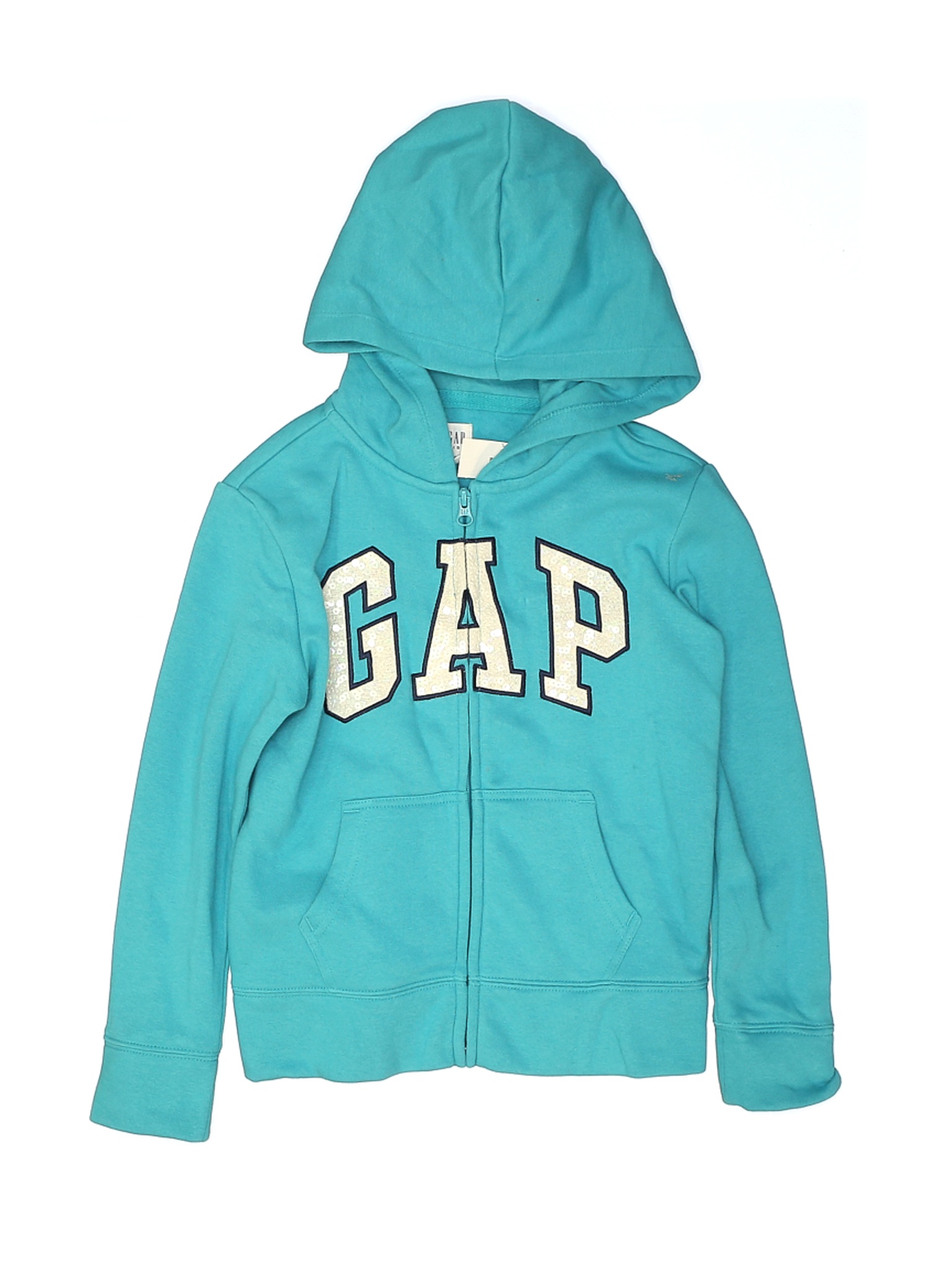NWT Gap Kids Girls Blue Zip Up Hoodie 8 | eBay