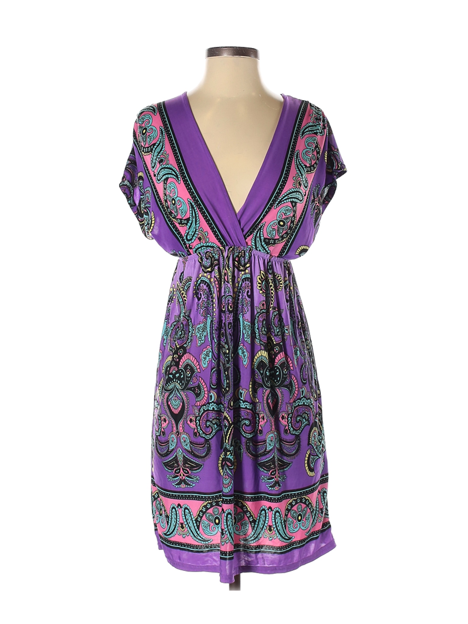Cristinalove Women Purple Casual Dress S | eBay