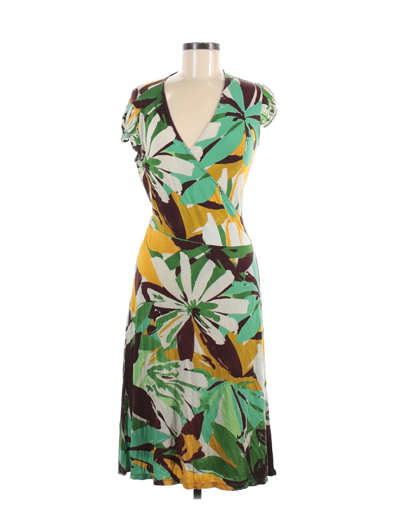 AK Anne Klein Women Green Casual Dress M | eBay