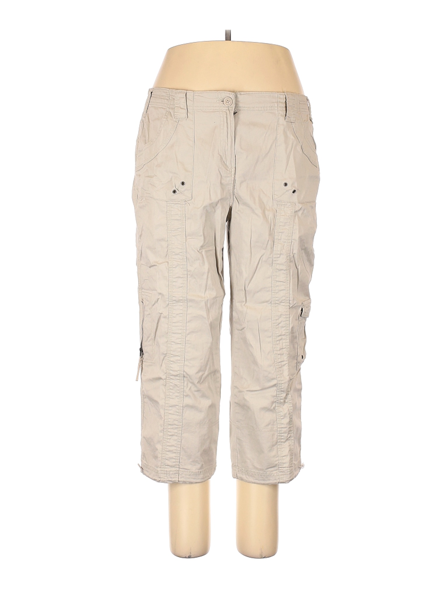 ivory cargo pants