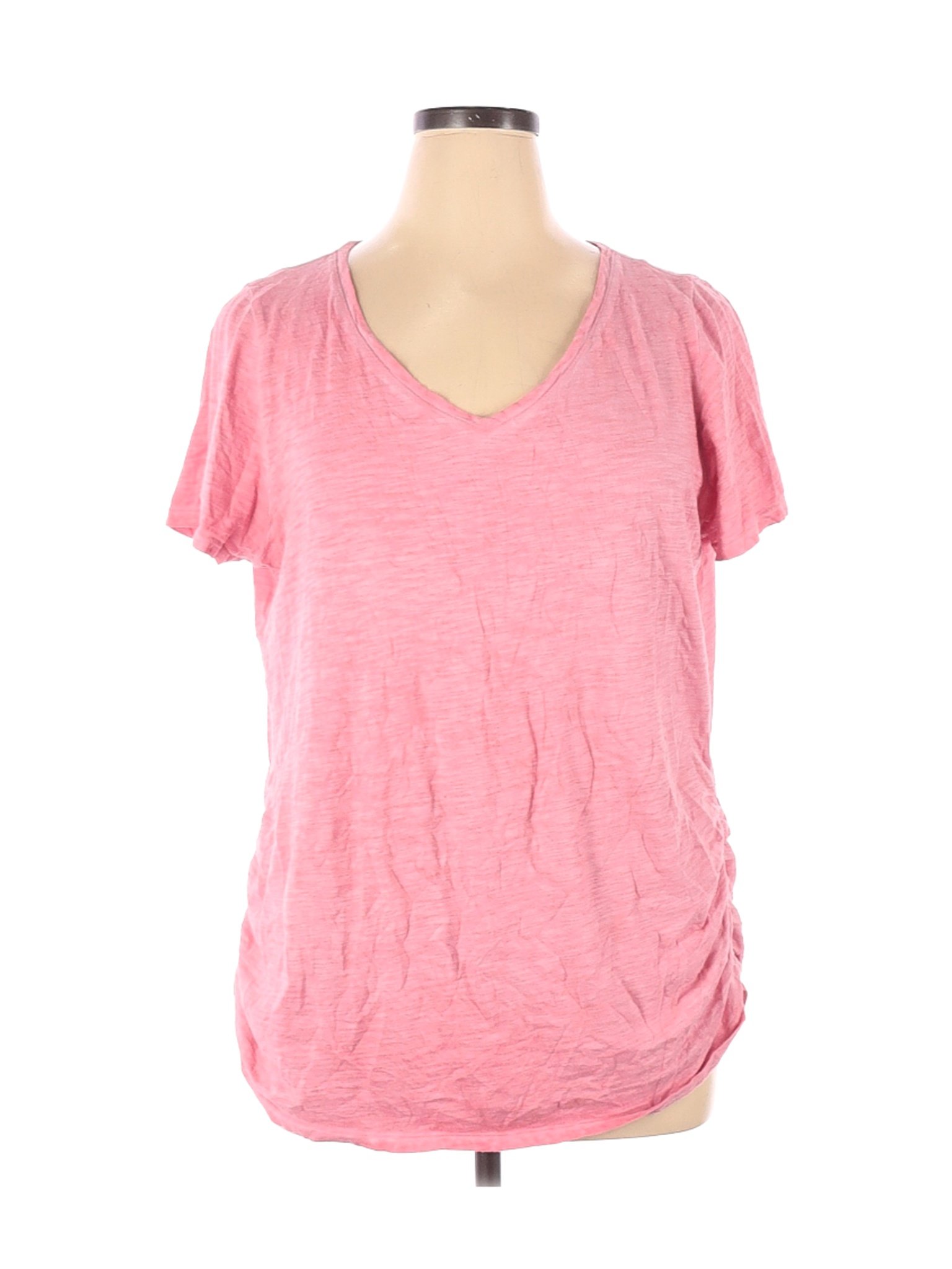 Lane Bryant Women Pink Short Sleeve T-Shirt 14 Plus | eBay