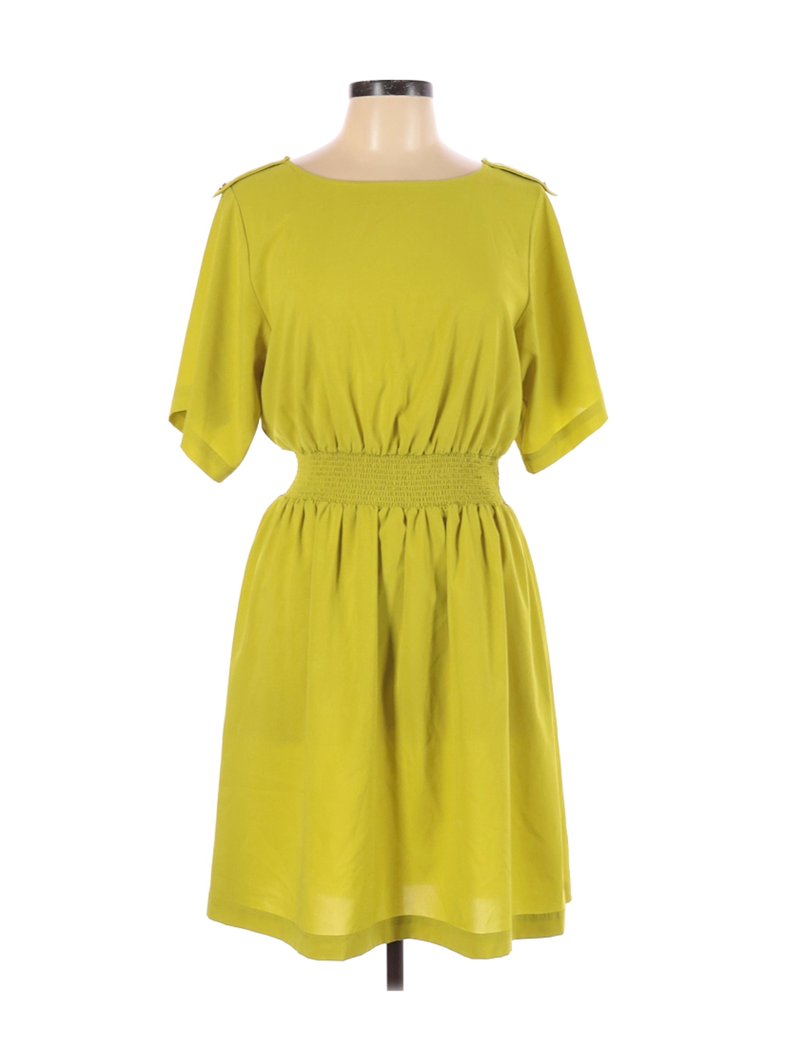 Calvin Klein Women Yellow Casual Dress 10 | eBay