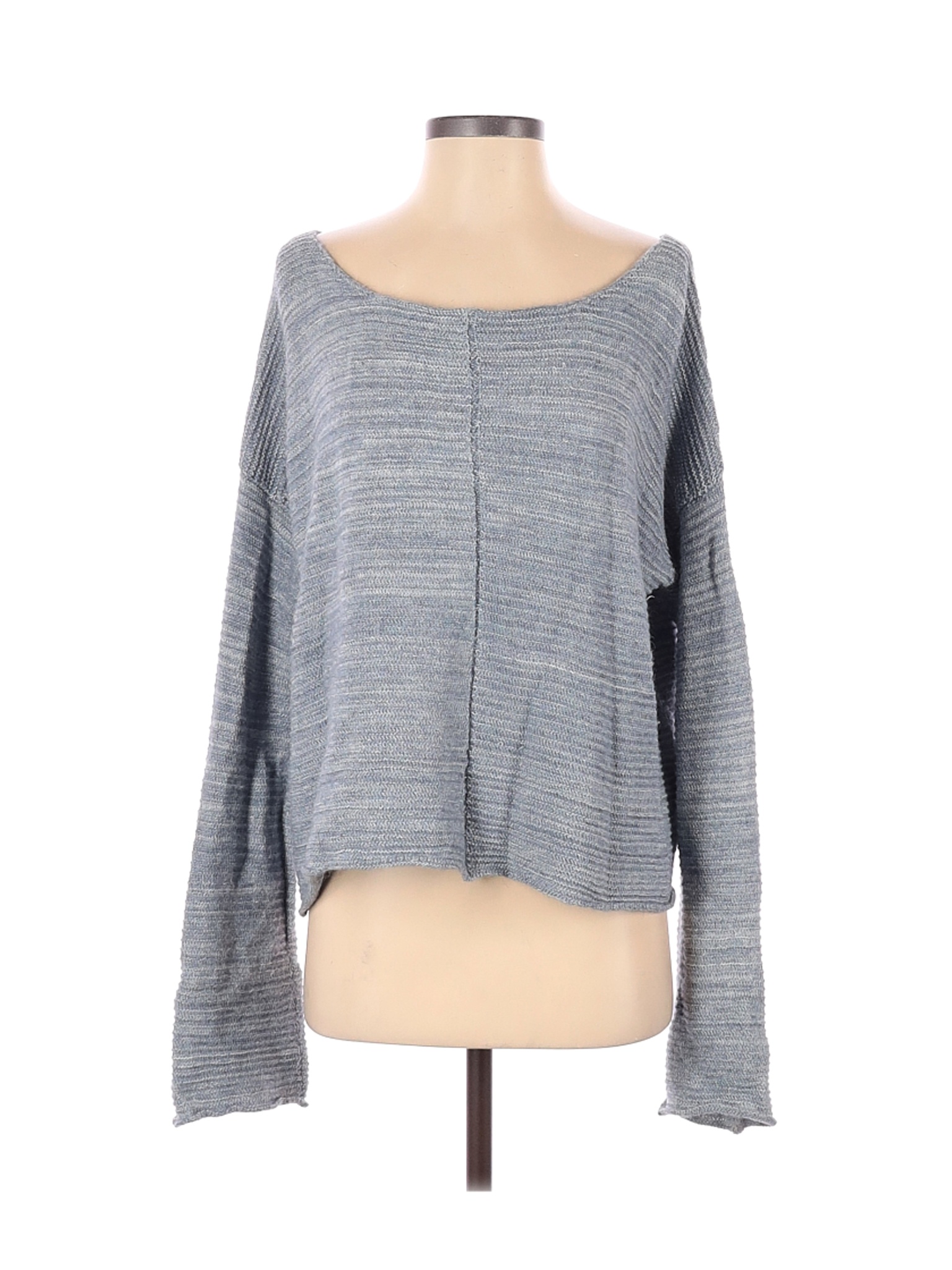 Free People Women Gray Wool Pullover Sweater S | eBay