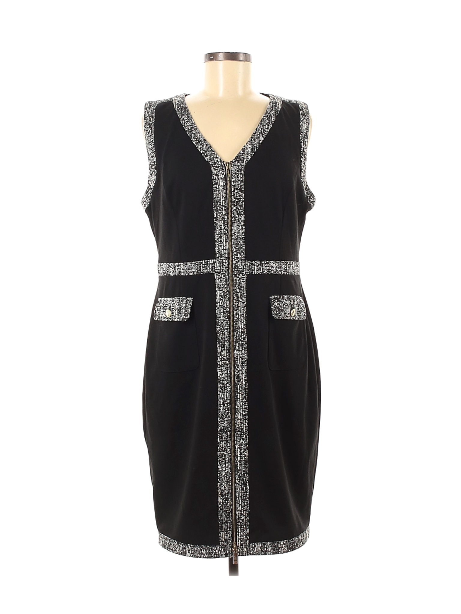 NWT Karl Lagerfeld Women Black Cocktail Dress 12 | eBay