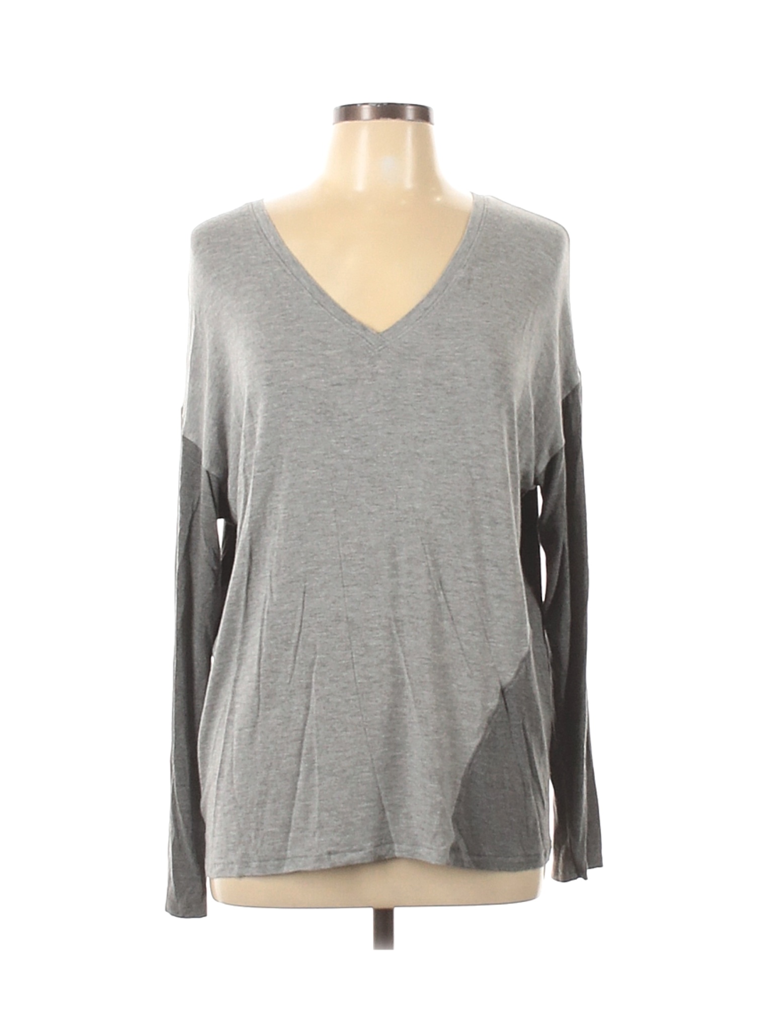 Tahari Women Gray Long Sleeve Top L | eBay