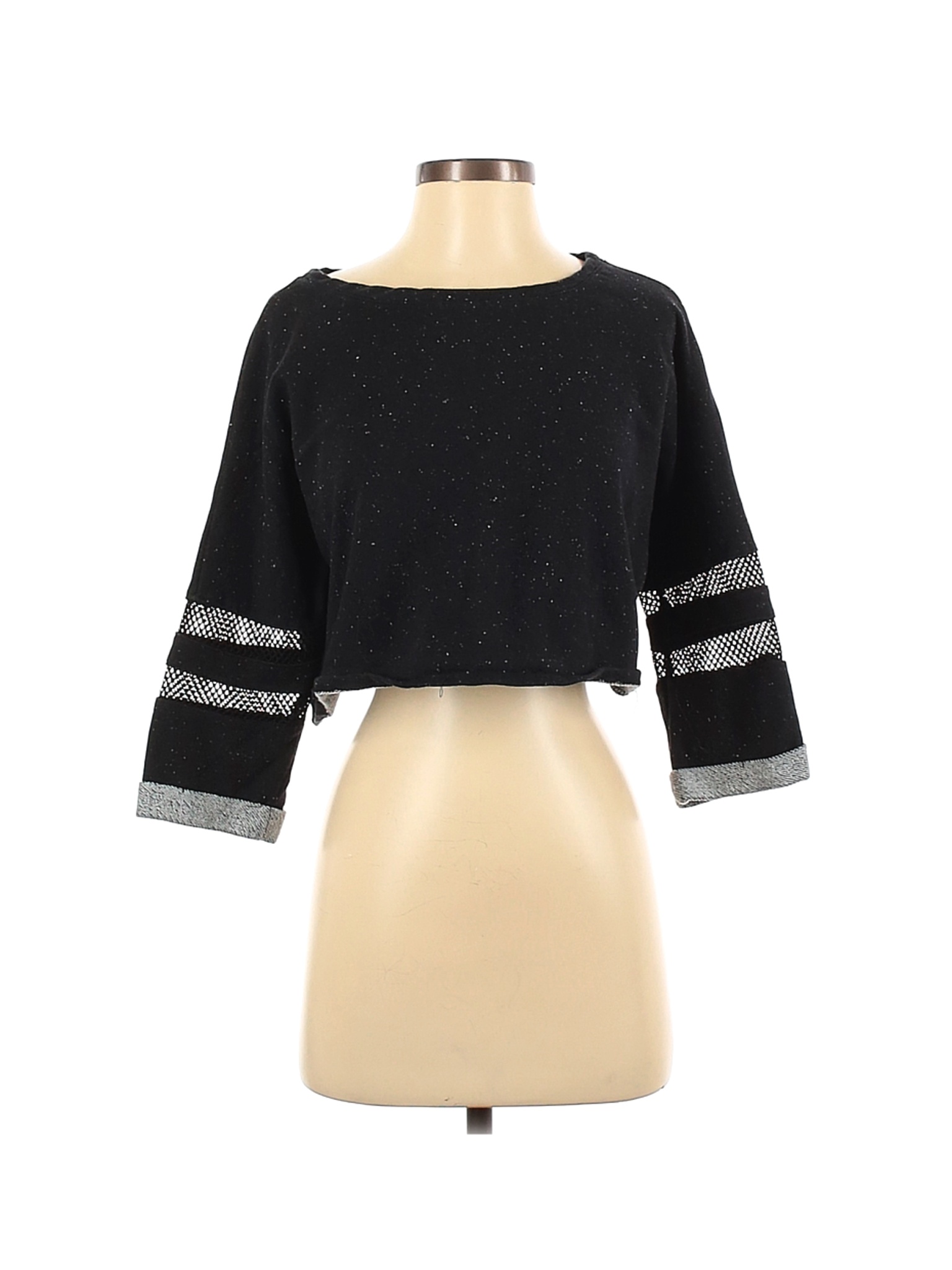 Ambiance Women Black Sweatshirt S | eBay