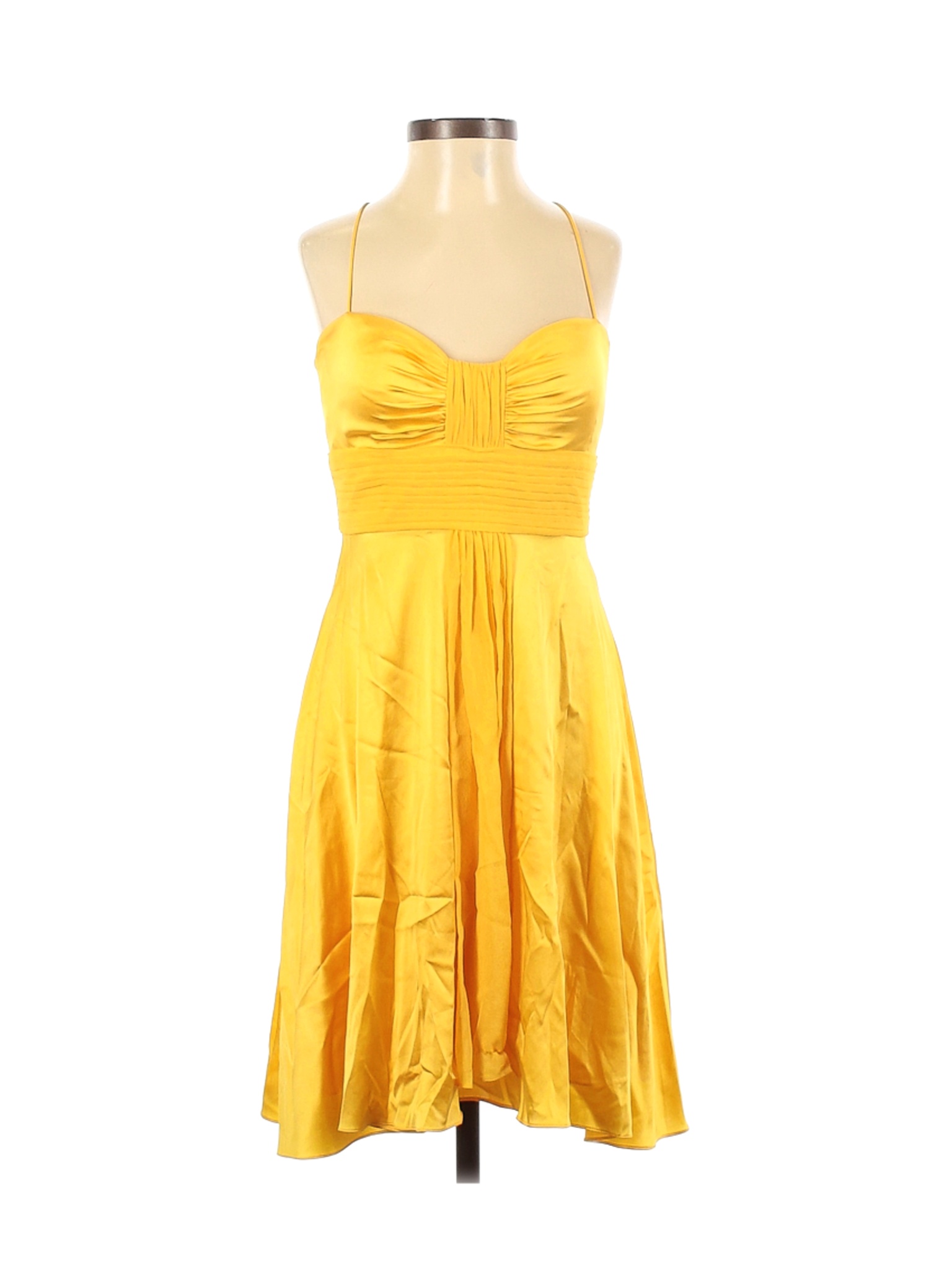 Aidan Mattox Women Yellow Cocktail Dress 2 | eBay