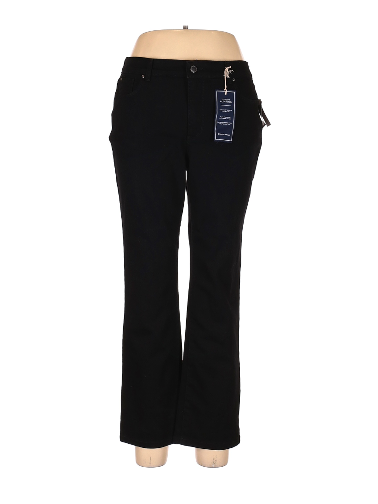 NWT Charter Club Women Black Jeans 16 | eBay
