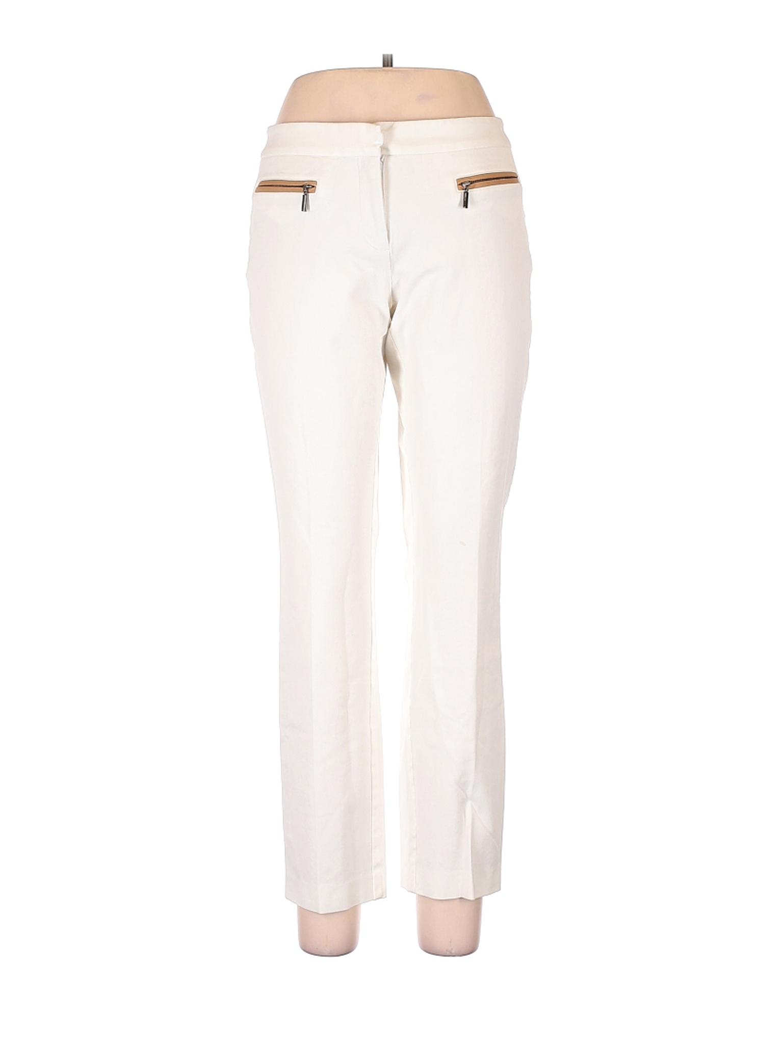 Alfani Women Ivory Dress Pants 10 | eBay