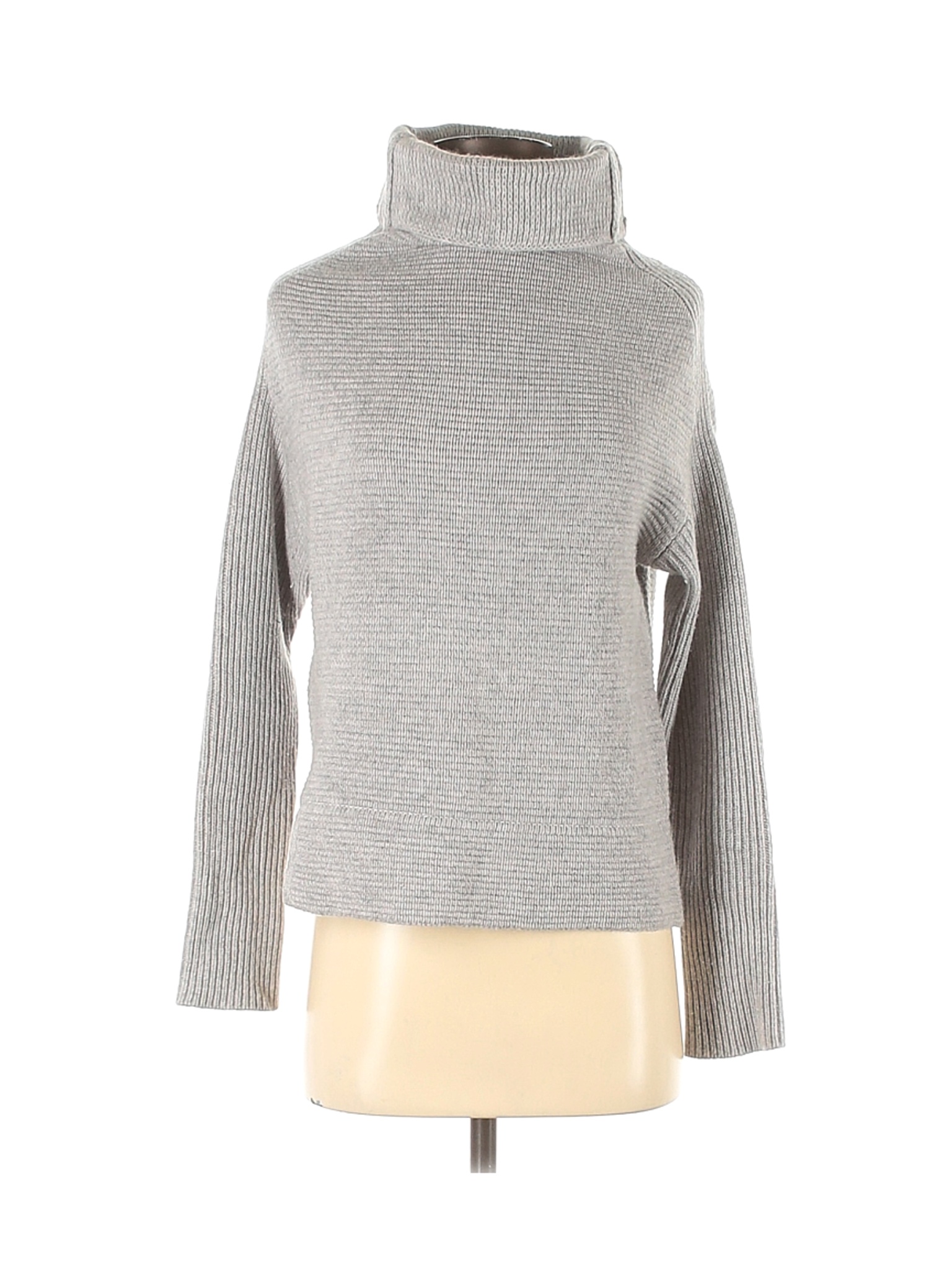 Babaton Women Gray Wool Pullover Sweater XXS | eBay