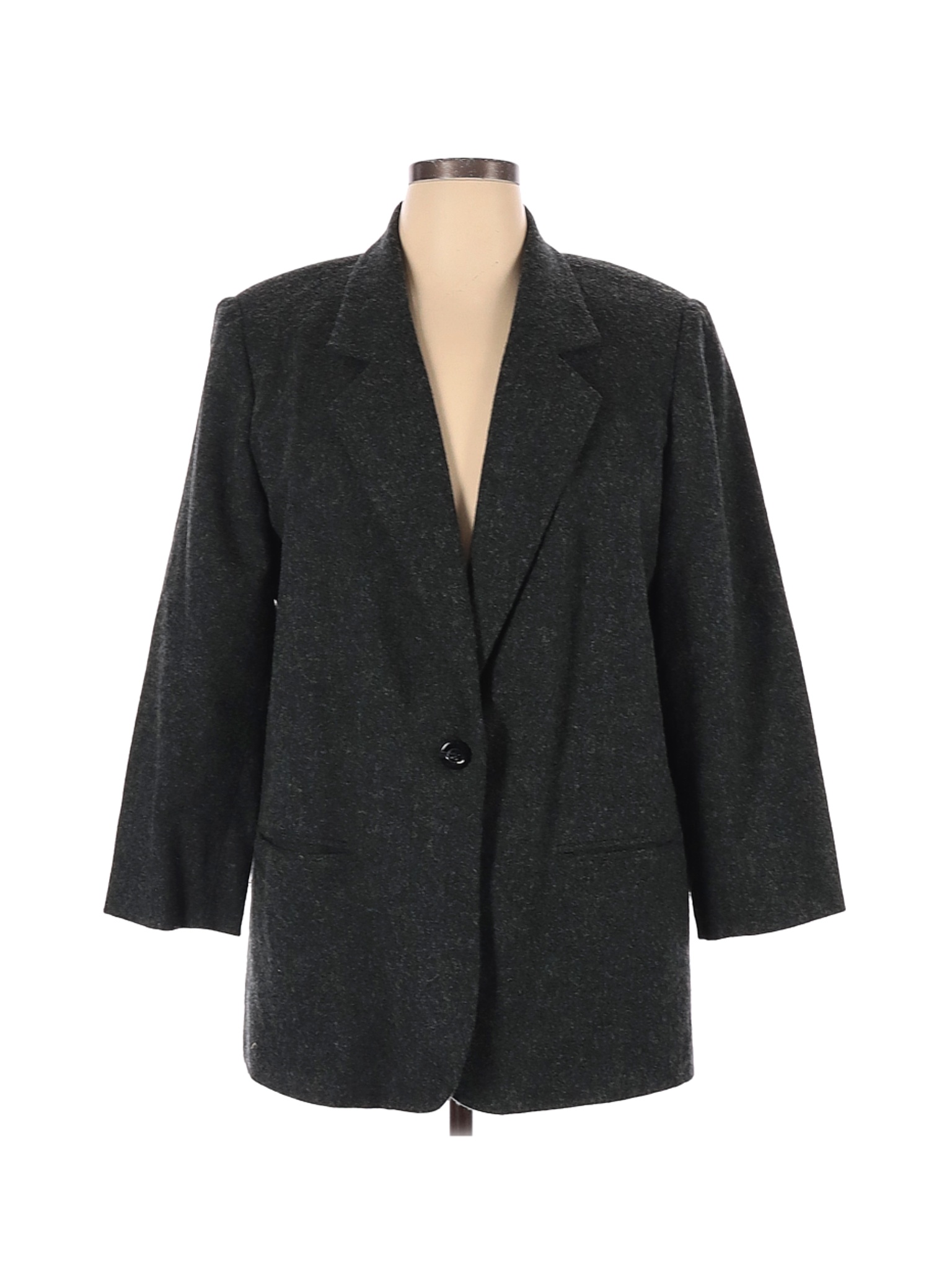 Sag Harbor Women Black Wool Blazer 16 Plus | eBay