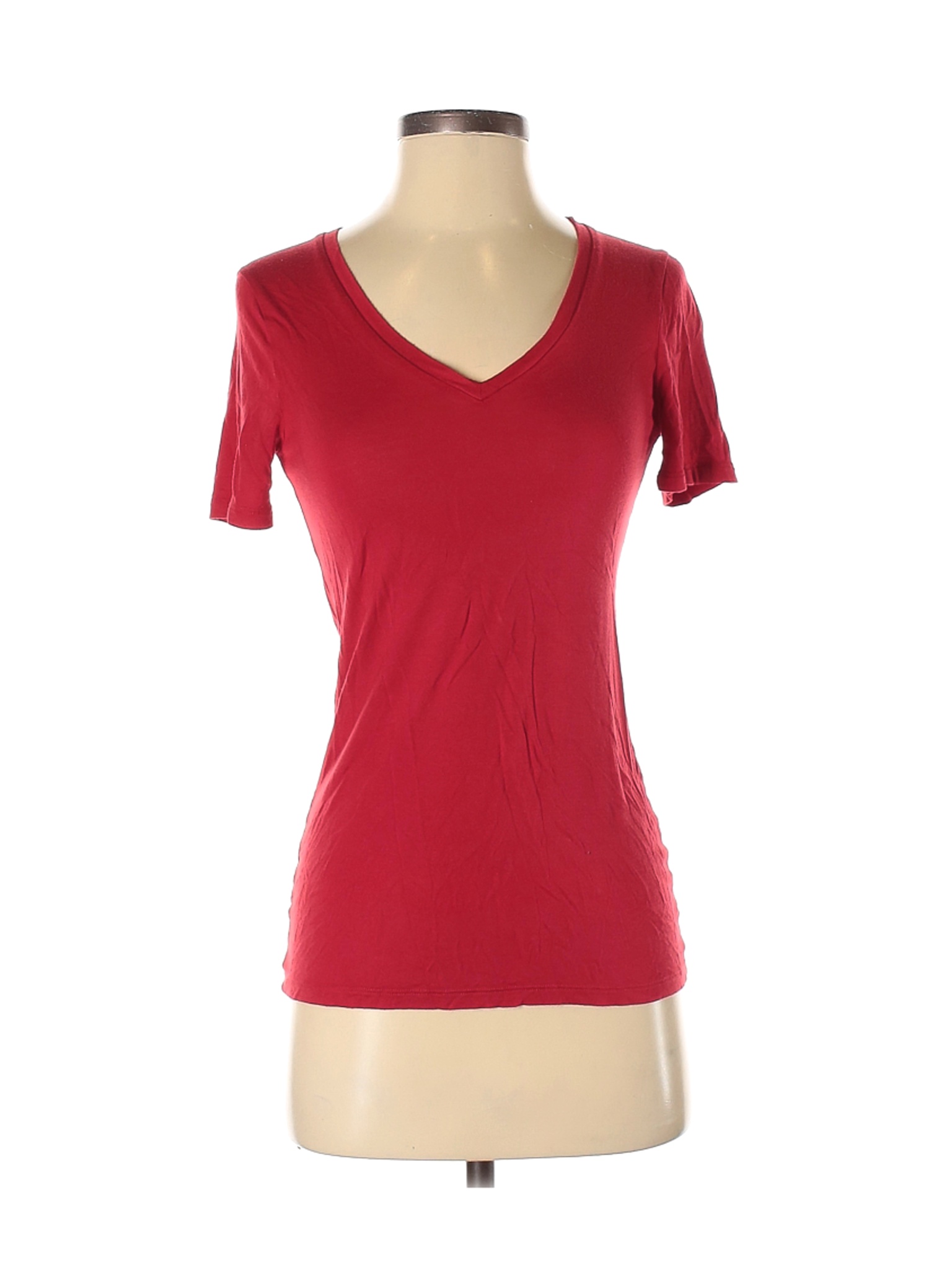 Banana Republic Women Red Short Sleeve T-Shirt XS | eBay