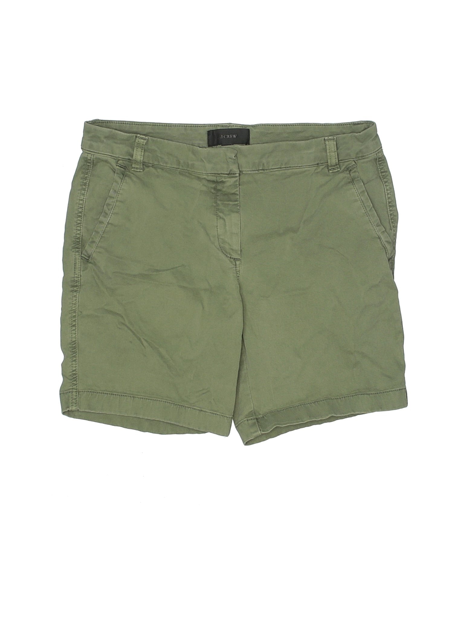 J.Crew Women Green Khaki Shorts 6 | eBay