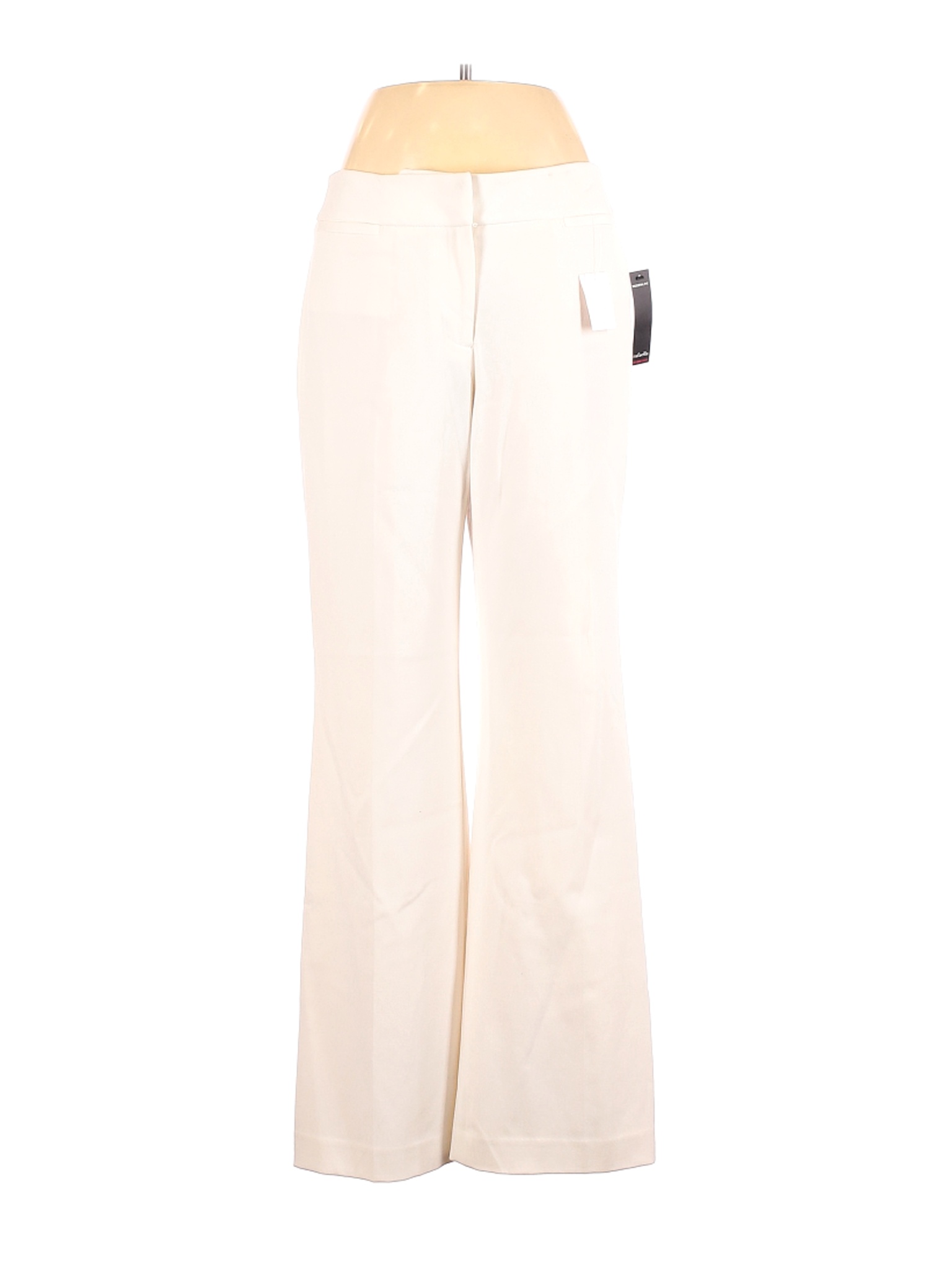 NWT Rafaella Women Ivory Dress Pants 8 | eBay