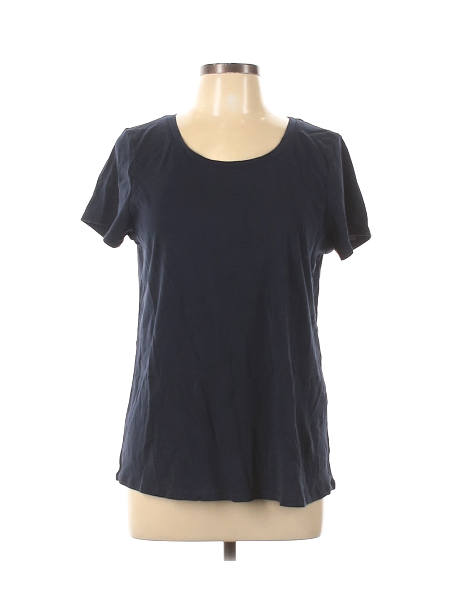 J.Jill Women Blue Short Sleeve T-Shirt L | eBay