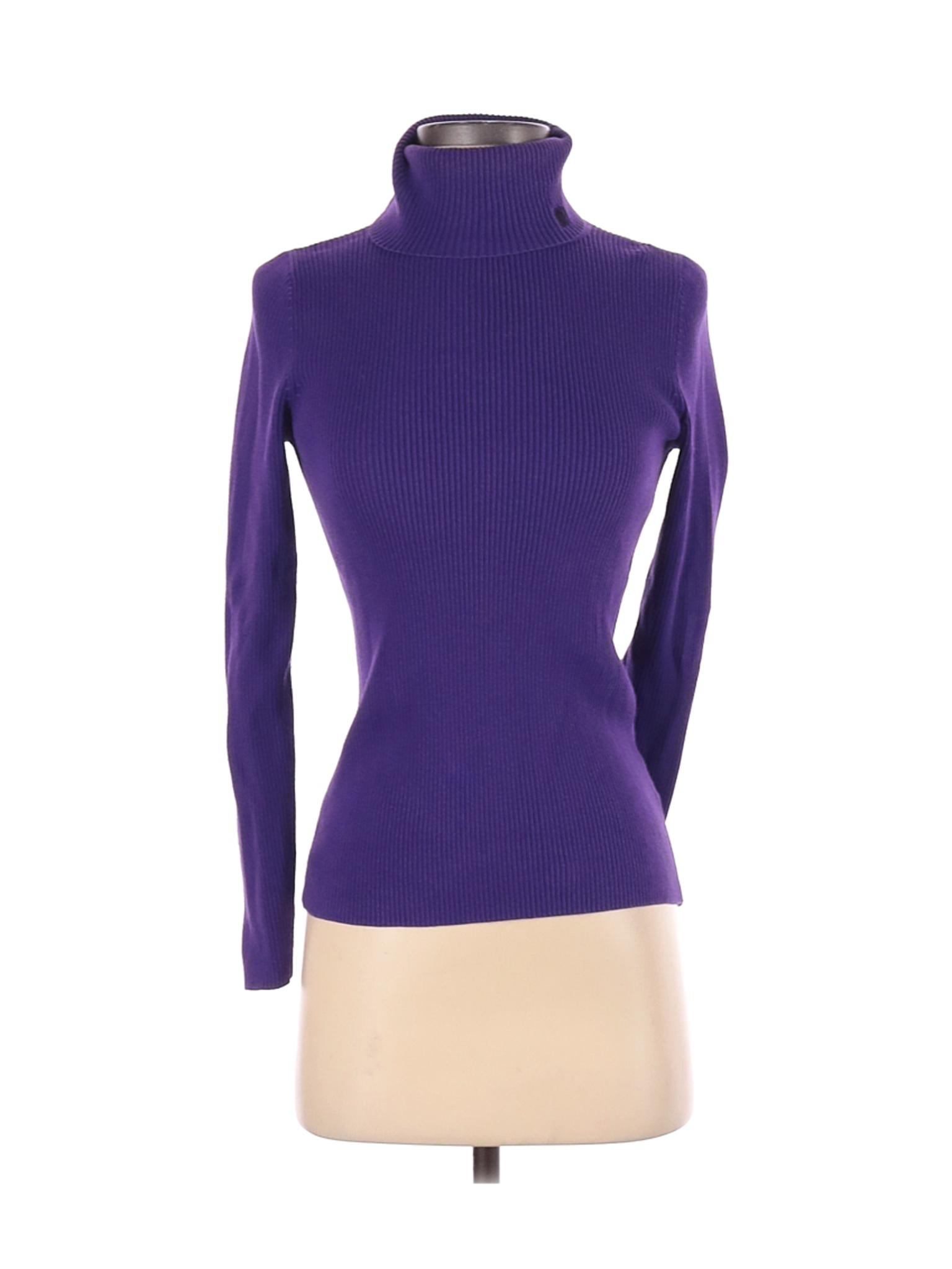 Lauren by Ralph Lauren Women Purple Turtleneck Sweater S | eBay