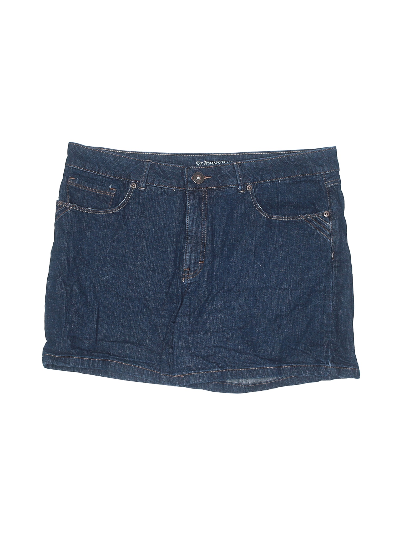 St. John's Bay Women Blue Denim Shorts 16 | eBay